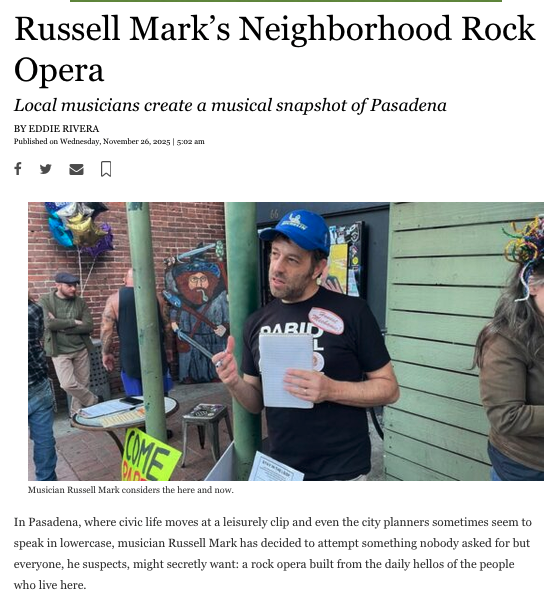 Pasadena Now article
