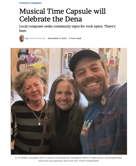 Local News Pasadena article