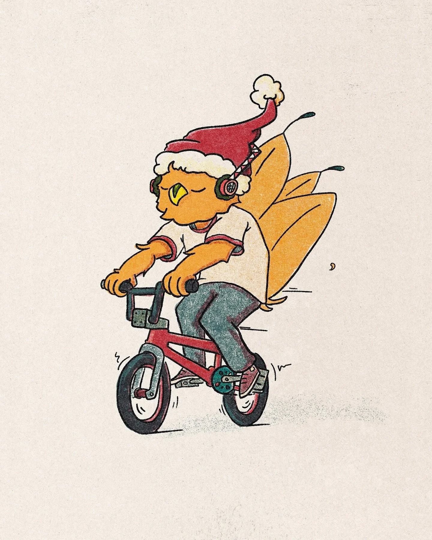 Happy holidays everyone! I hope you all get plenty of rest heading into 2025.🫂 This animation started as a stand-still illustration. Swipe to see it come to life! 💫

I&rsquo;ve been loving taking illustrations and bringing them to life in @procreat
