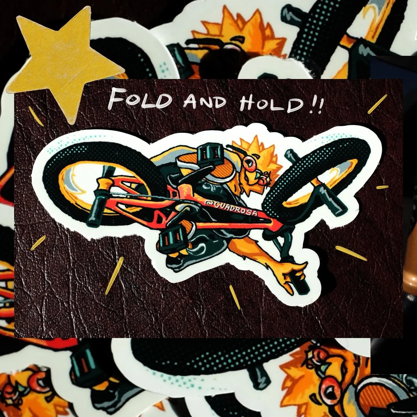 ⭐️NEXT WEEK, 12PM (8/27/25) - FOLD AND HOLD, A TOTALLY RADICAL DIECUT STICKER WWW.CUADROSA.COM⭐️

P.S. Thanks mom for modeling 💁🏽&zwj;♀️