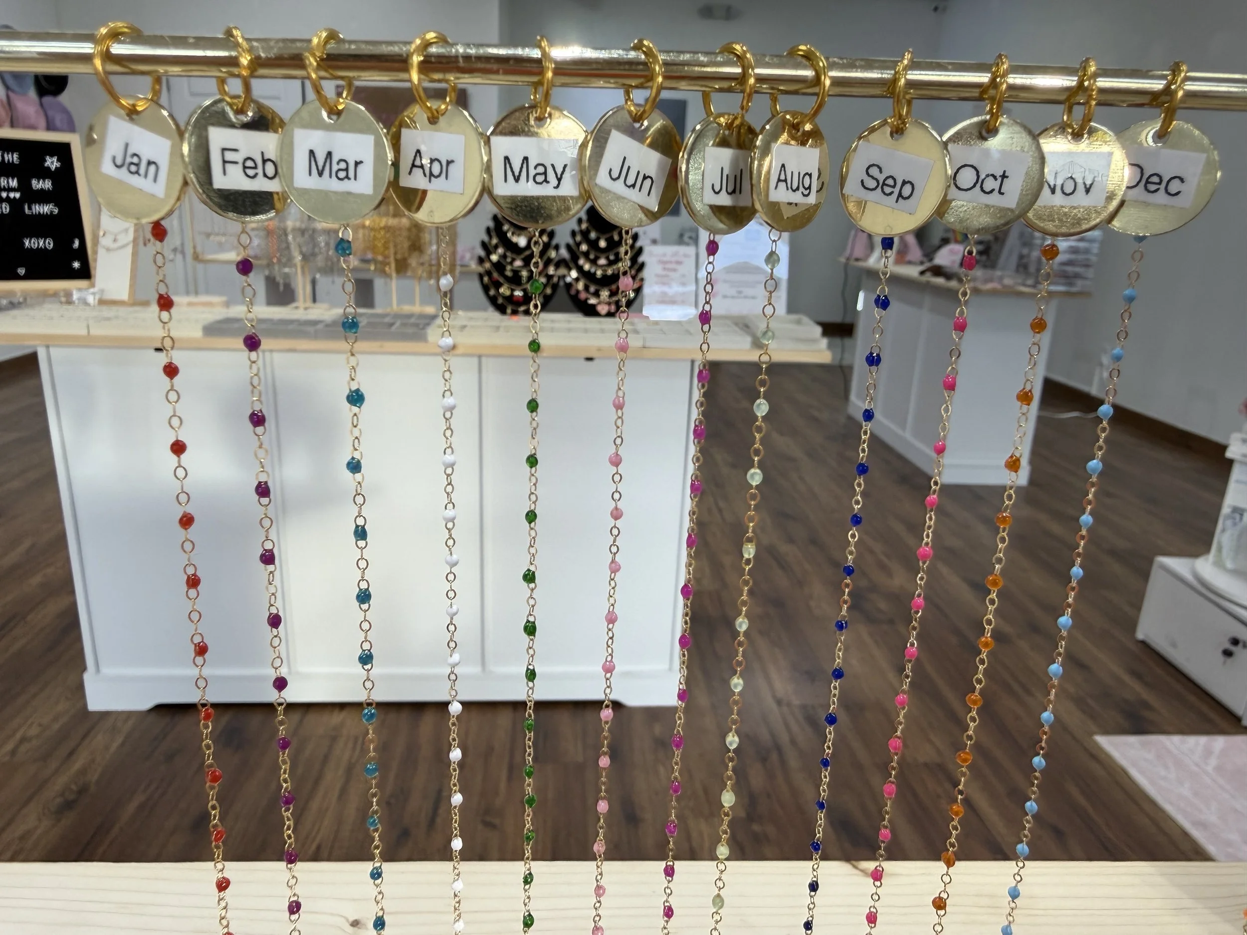 Birthstone chains