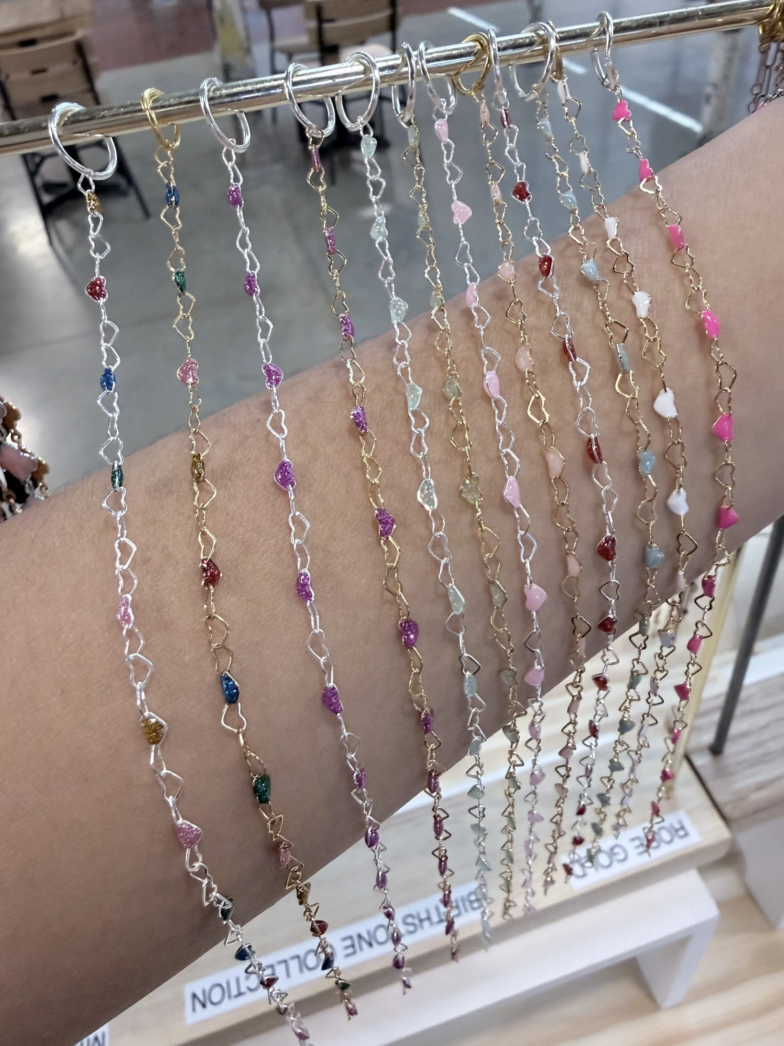 Heart chains collection