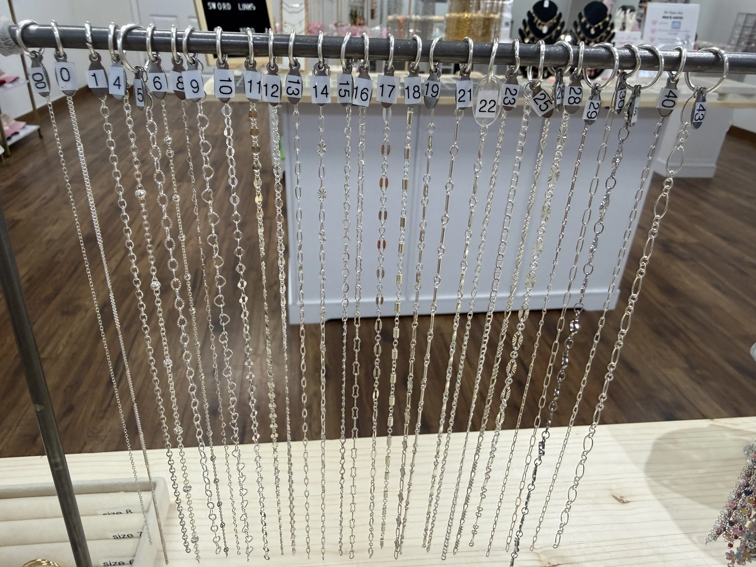 Sterling silver chains