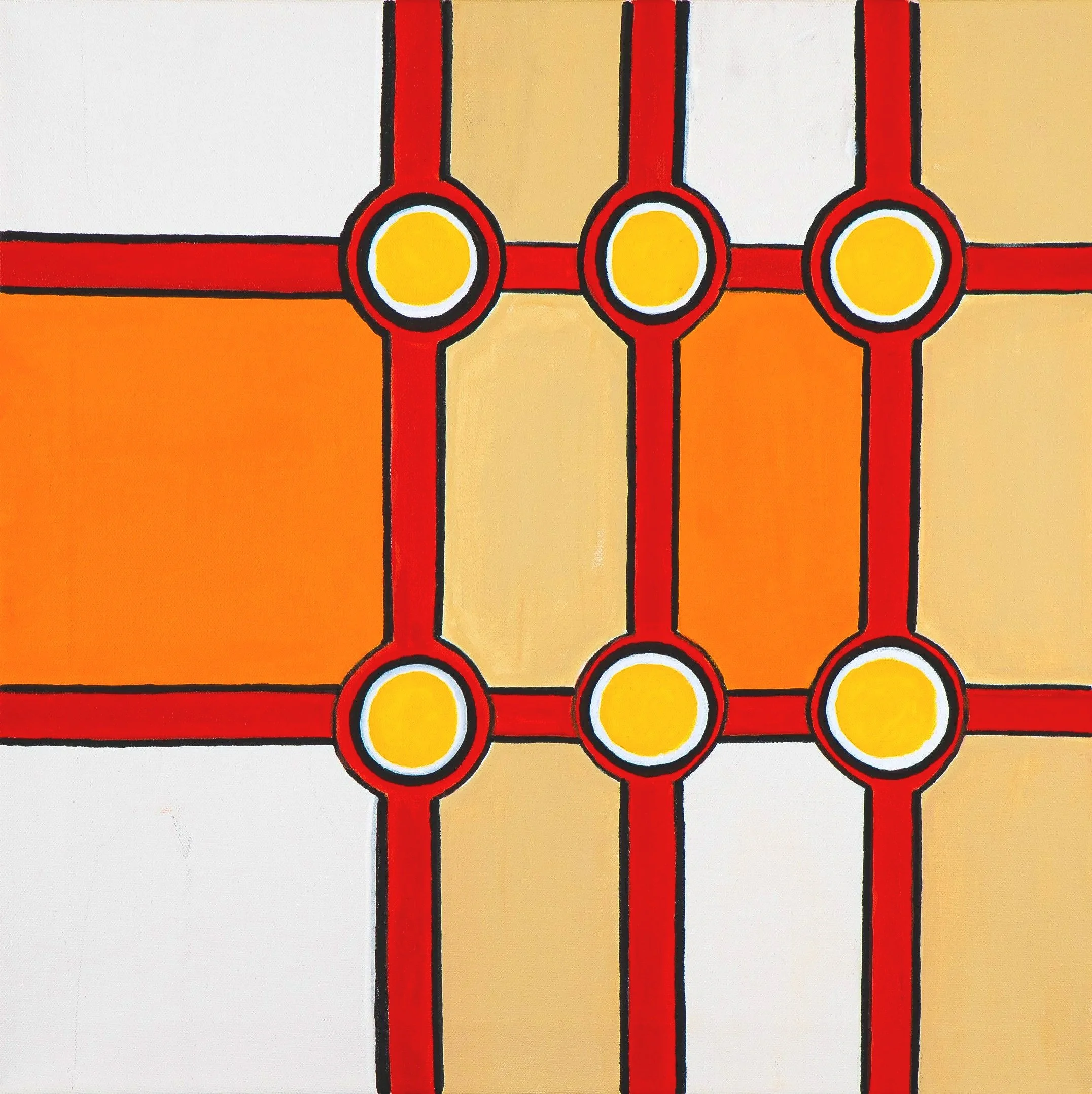 Criss Cross, 2026. Acrylic on Canvas
20" X 20"