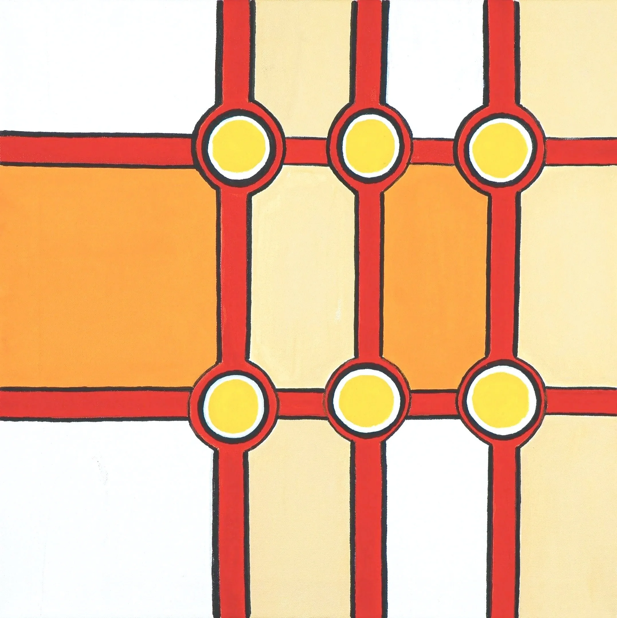 Connectivity, 2026. Acrylic on Canvas
20" X  20"