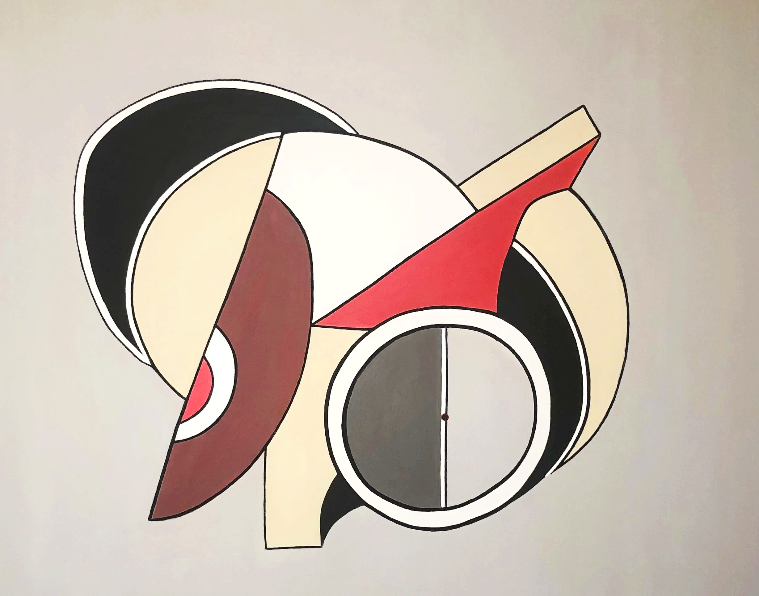 Configuration, 2024. Acrylic on Canvas -
 36" x 36"
