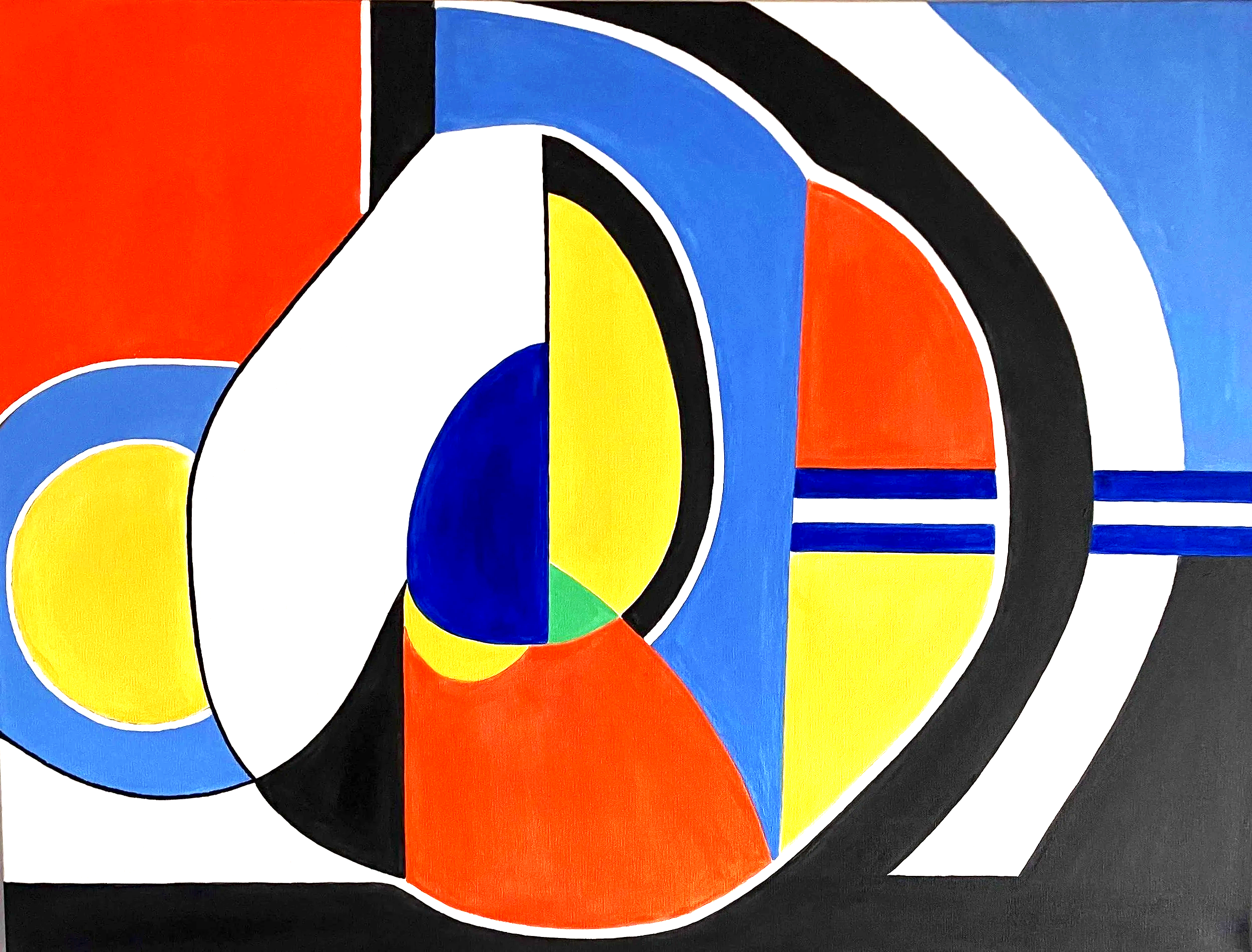 Bullseye, 2024. Acrylic on Canvas - 30" x 40"