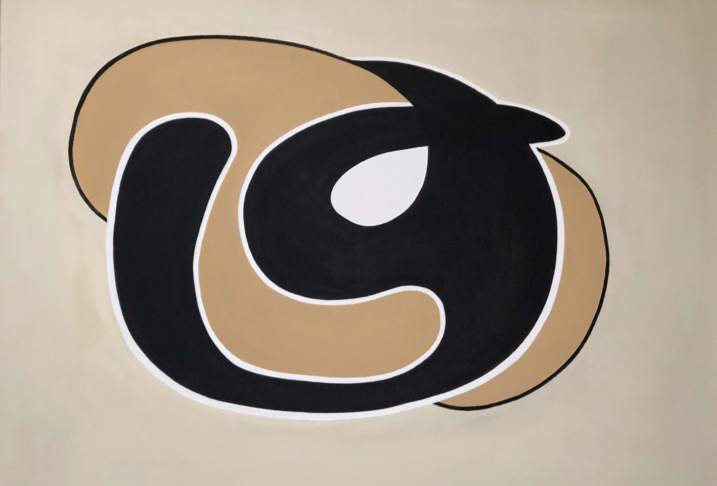 Kinetic, 2026. Acrylic on Canvas - 36" x 48"