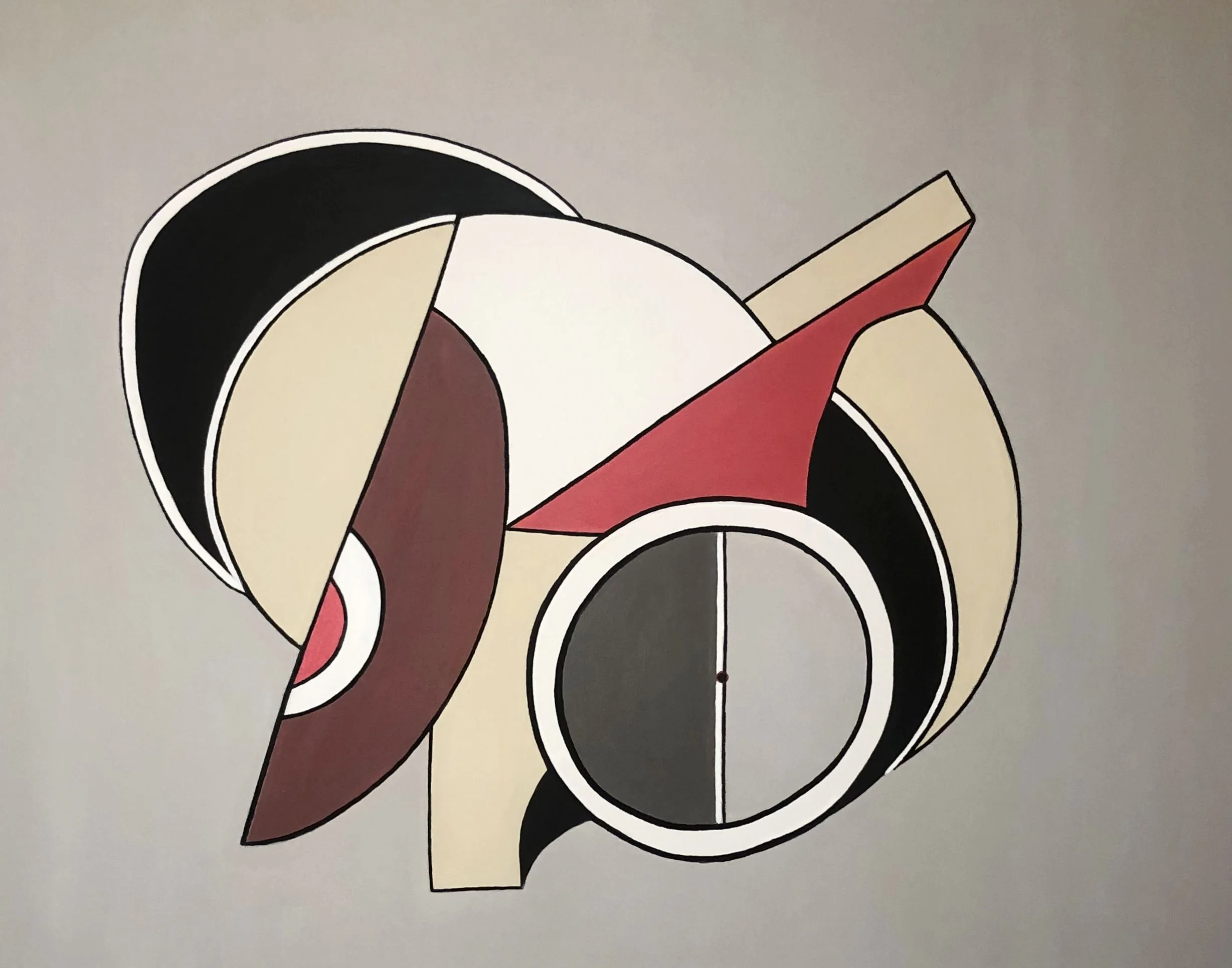 Configuration, 2024. Acrylic on Canvas -
 36" x 36"