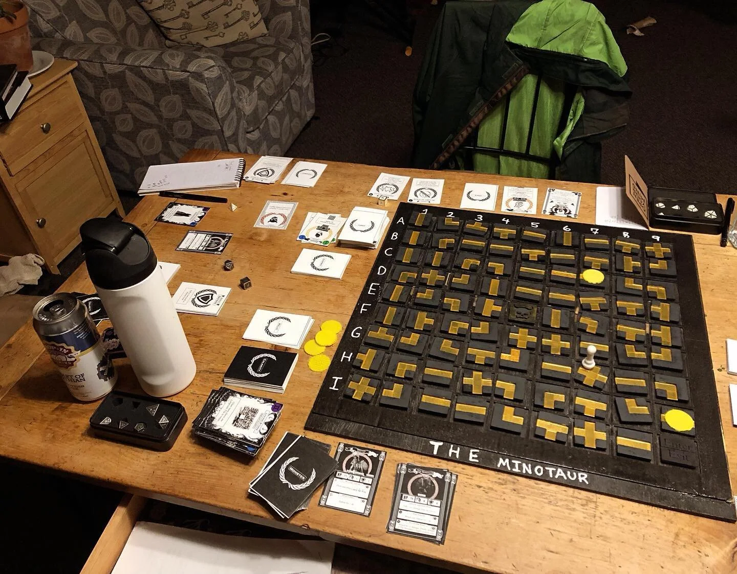 Another successful playtest of Hero&rsquo;s Journey! #tabletoprpg #gamedesign #prototyping #playtesting #playtest #ancientgreece #labyrinth