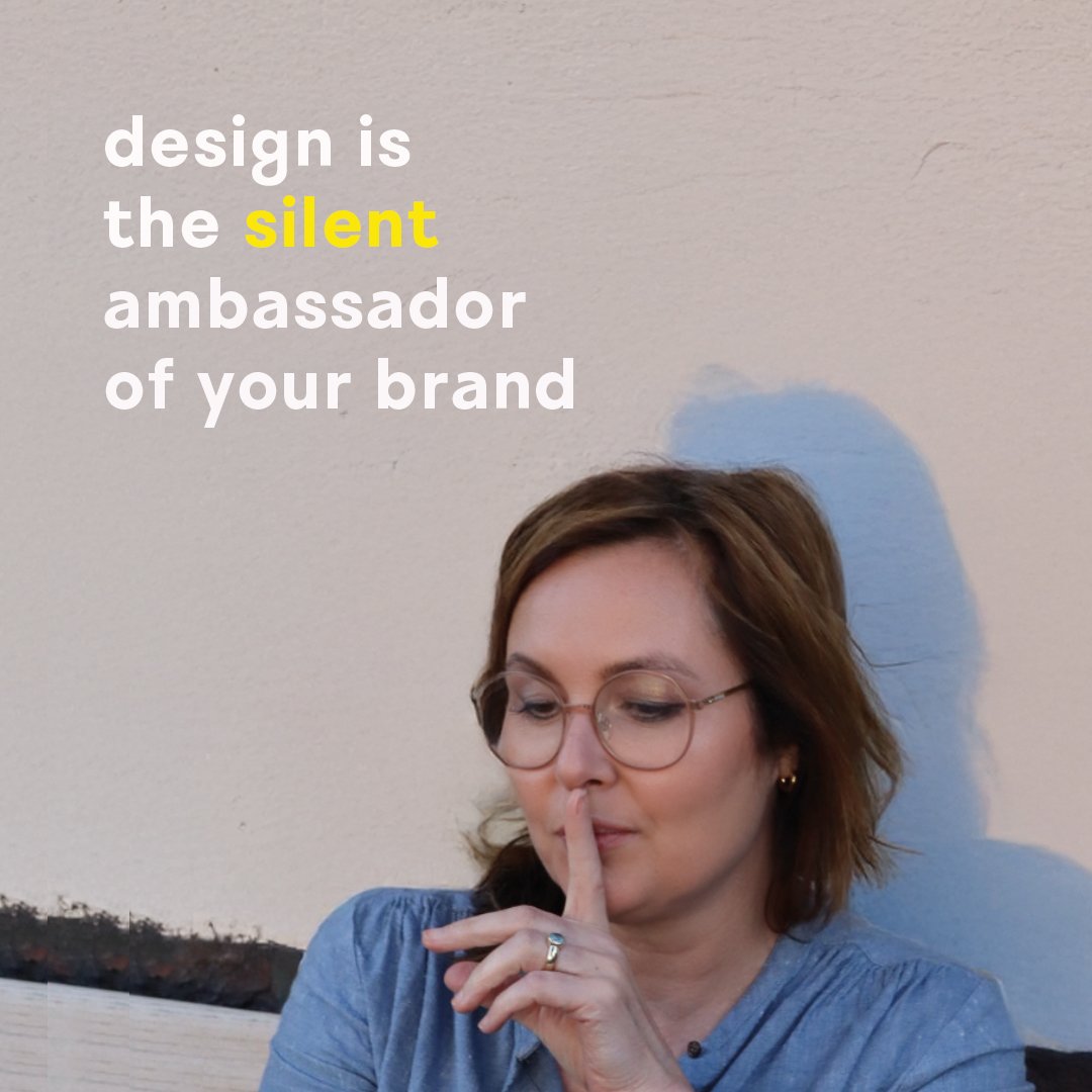 &ldquo;Design is the silent ambassador of your brand.&rdquo; een prachtige quote van Paul Rand.

Een stille stem die jouw verhaal vertelt. Als ondernemer wil je dat je merk &eacute;cht voelt en resoneert bij je doelgroep. Design helpt je om jouw ener