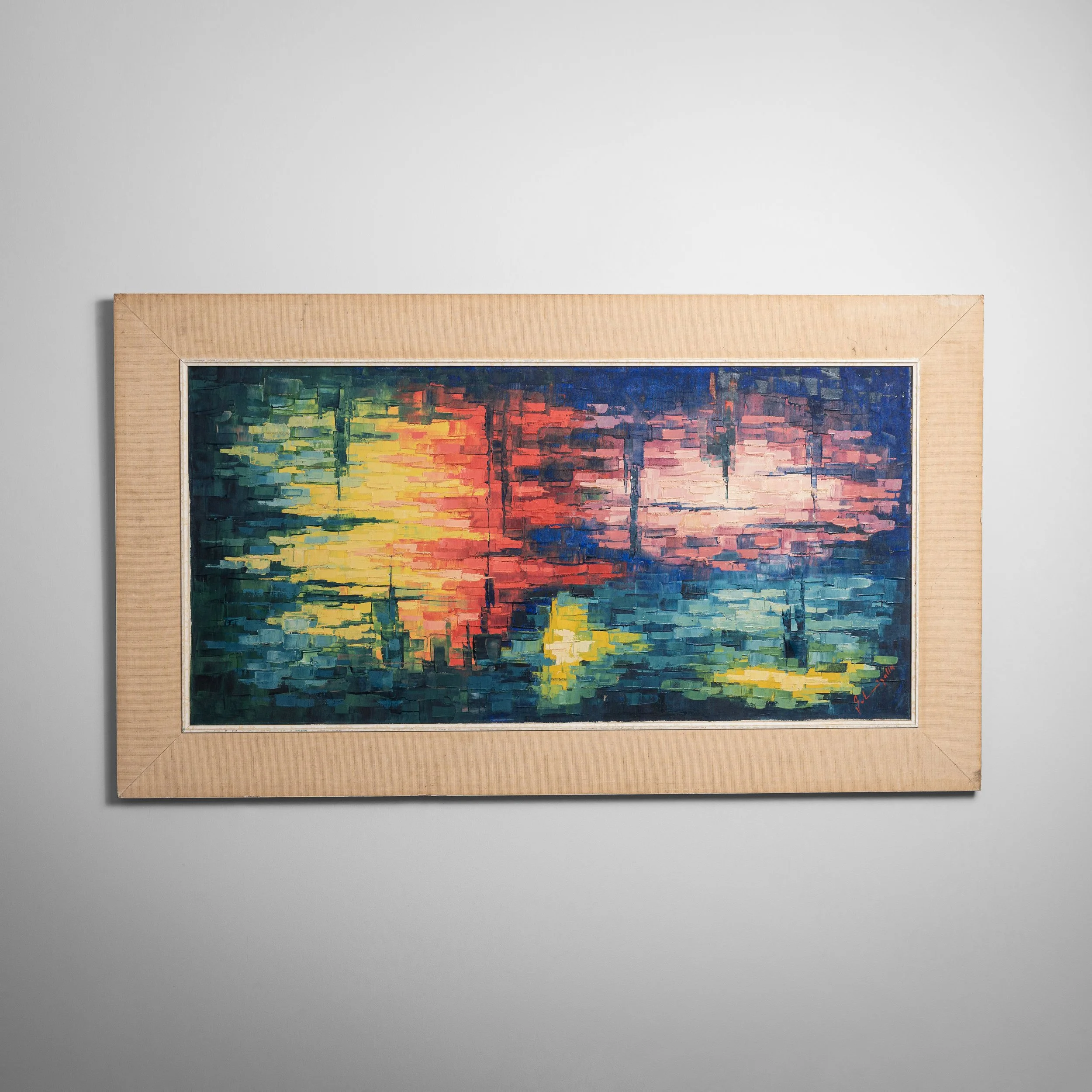 Atmospheric abstract painting