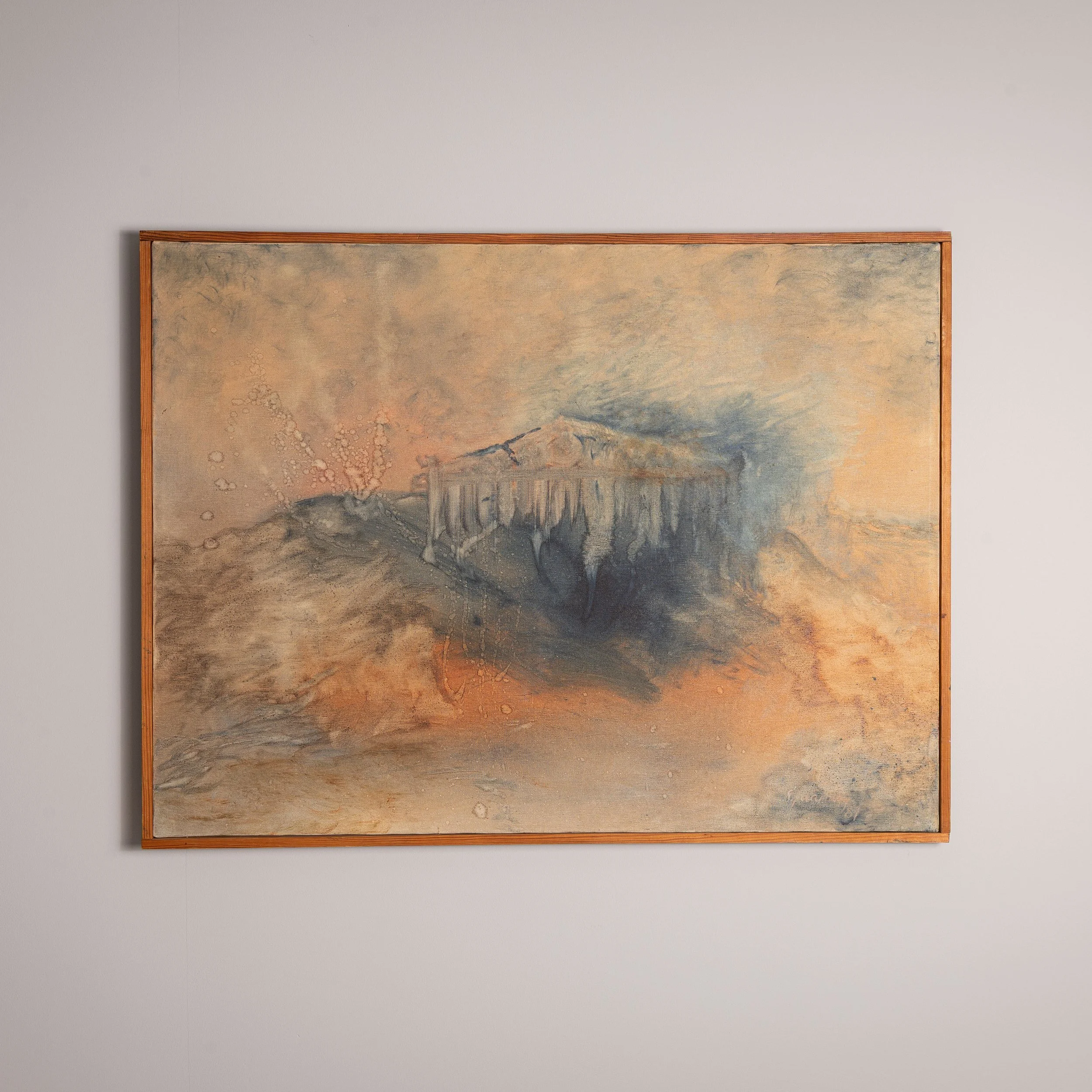 Abstract landscape painting S Martiny