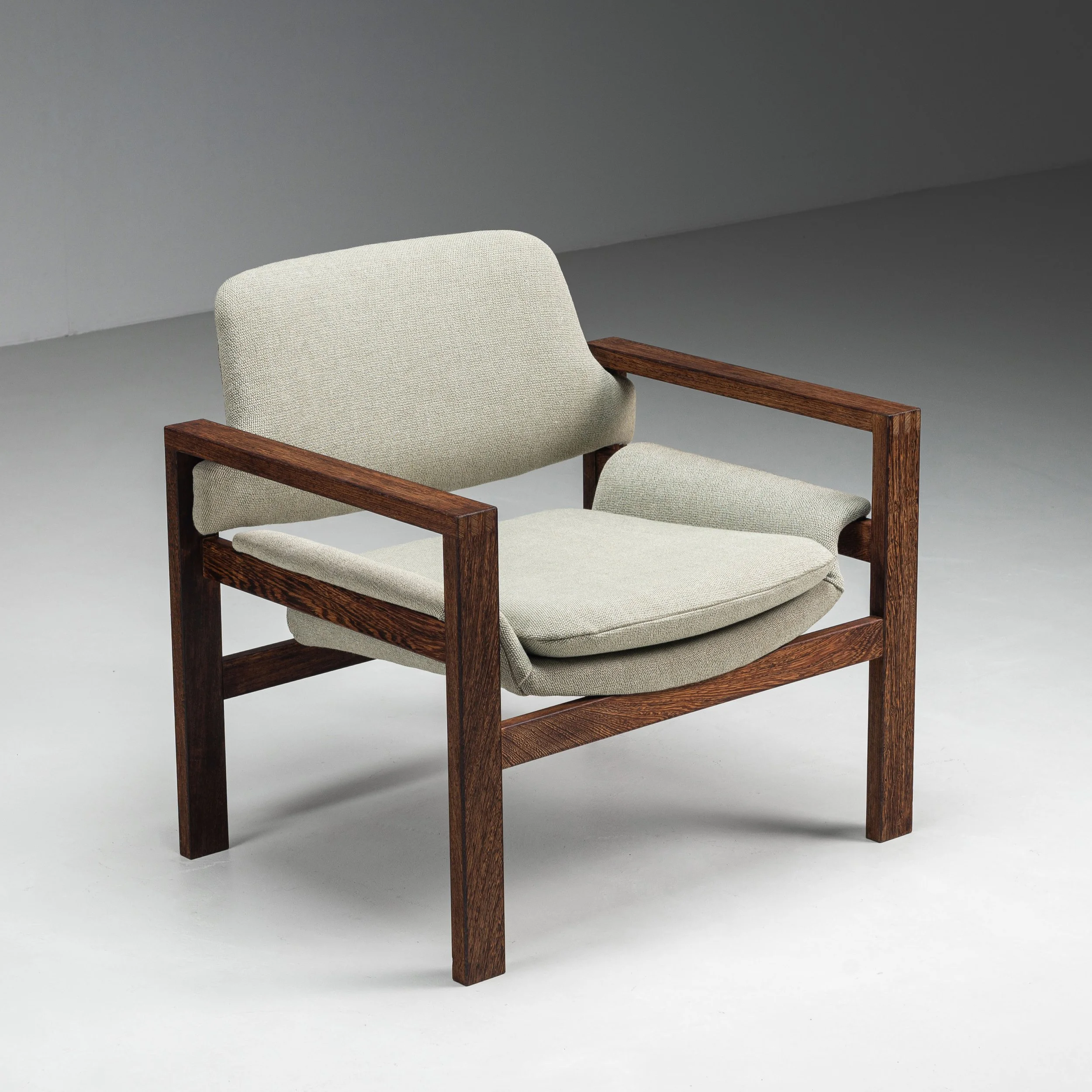 Mid-Century wengé lounge chair