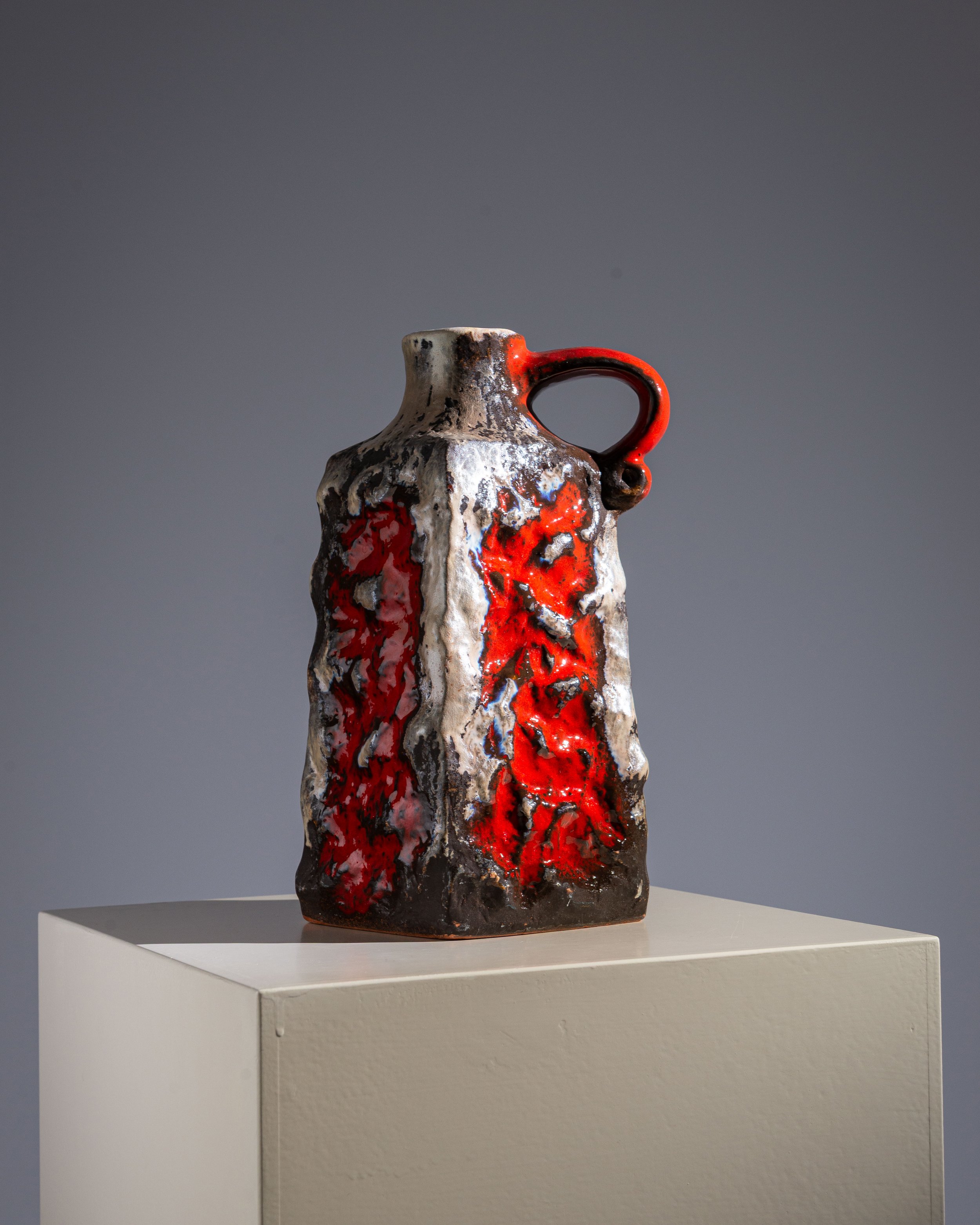 Übelacker Keramik W-Germany fat lava vase