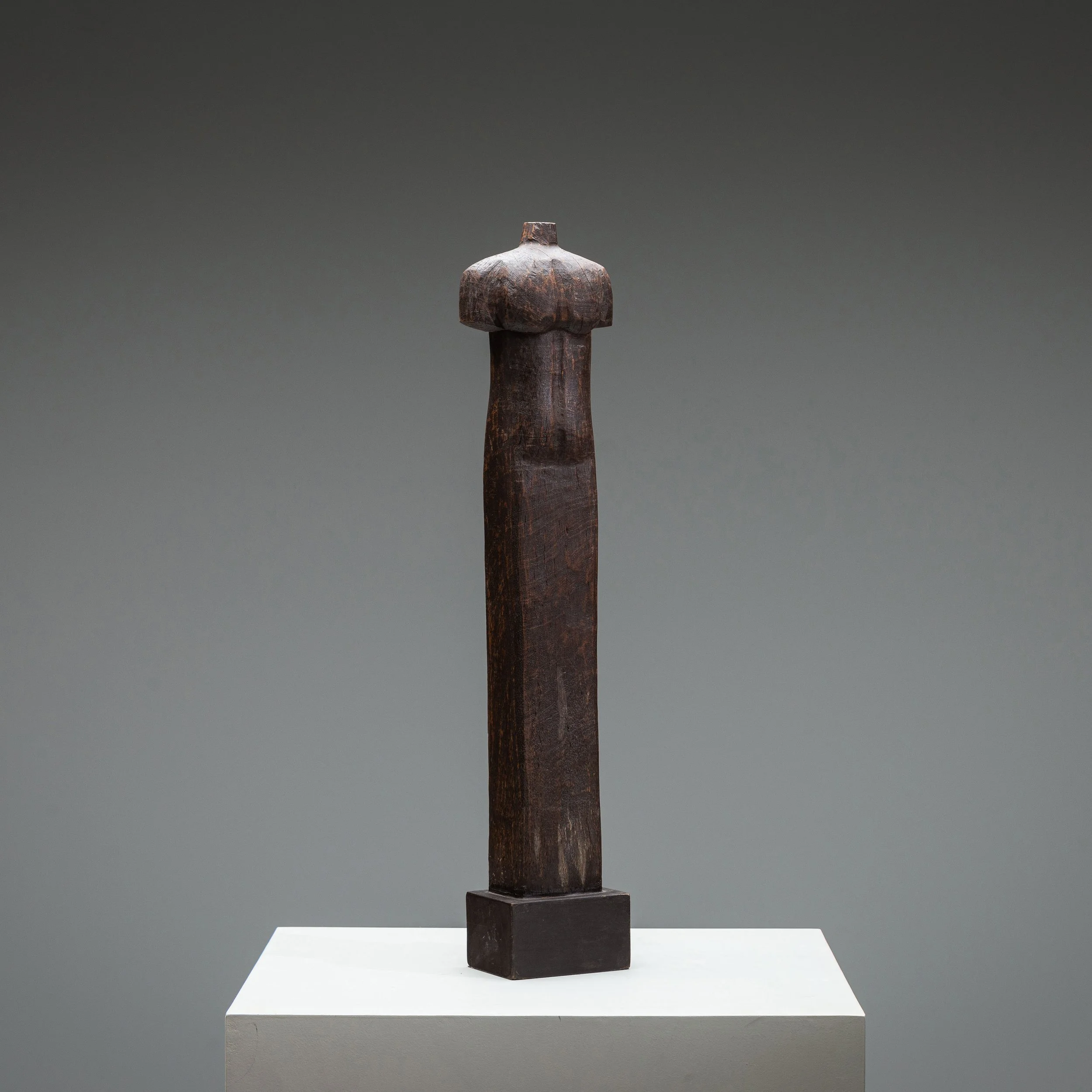 Abstract solid wood torso