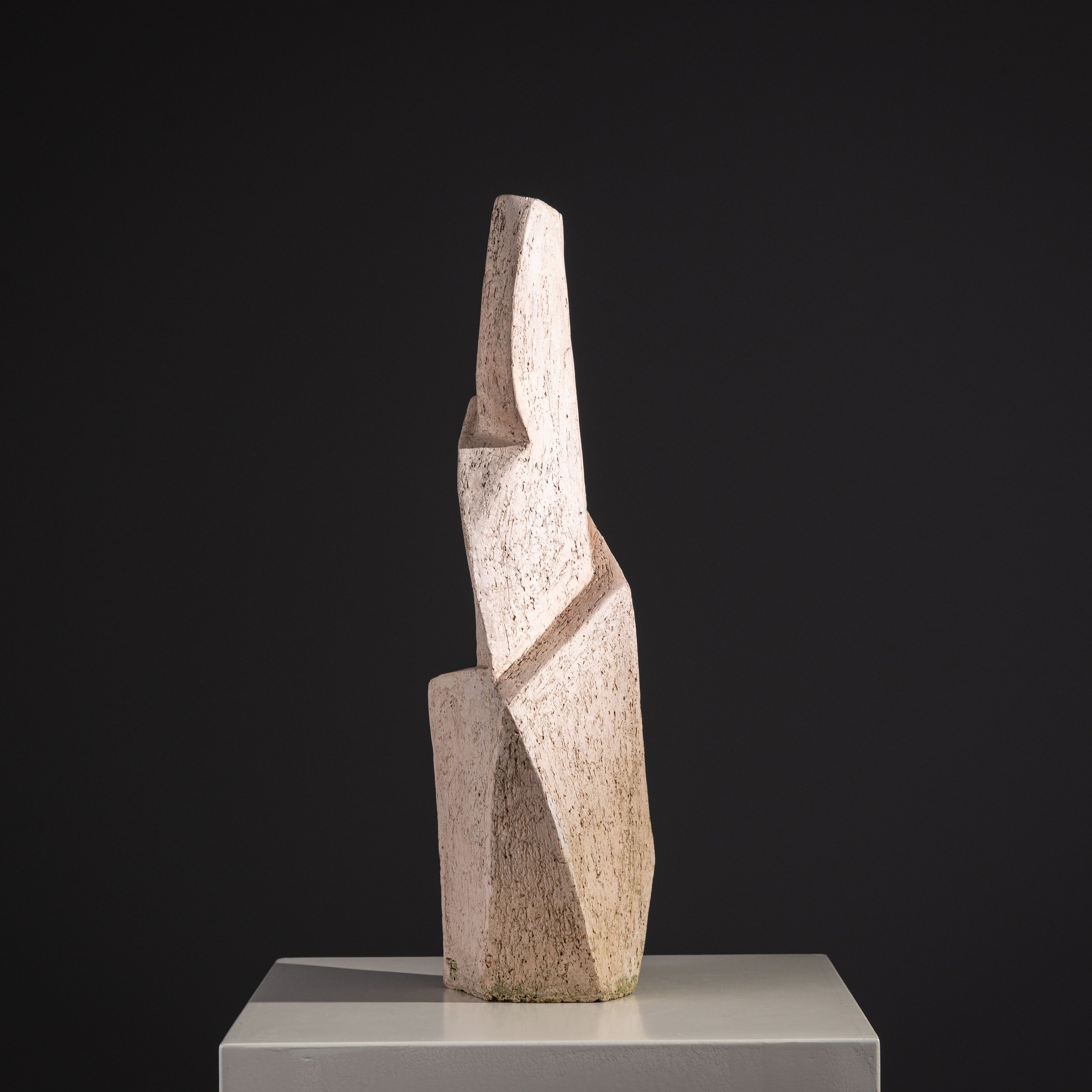 Large abstract monolithic sculpture