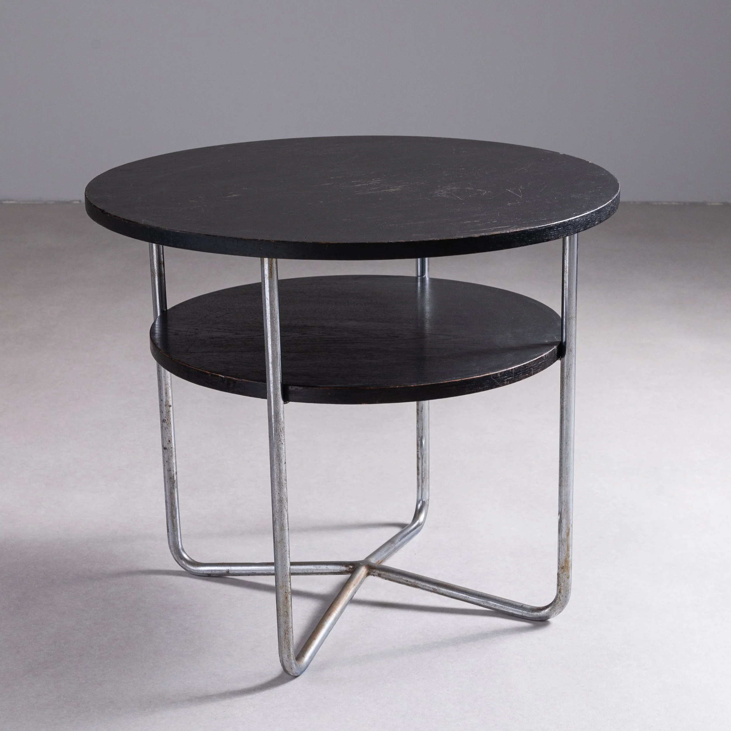 Thonet coffee table with tubular frame
