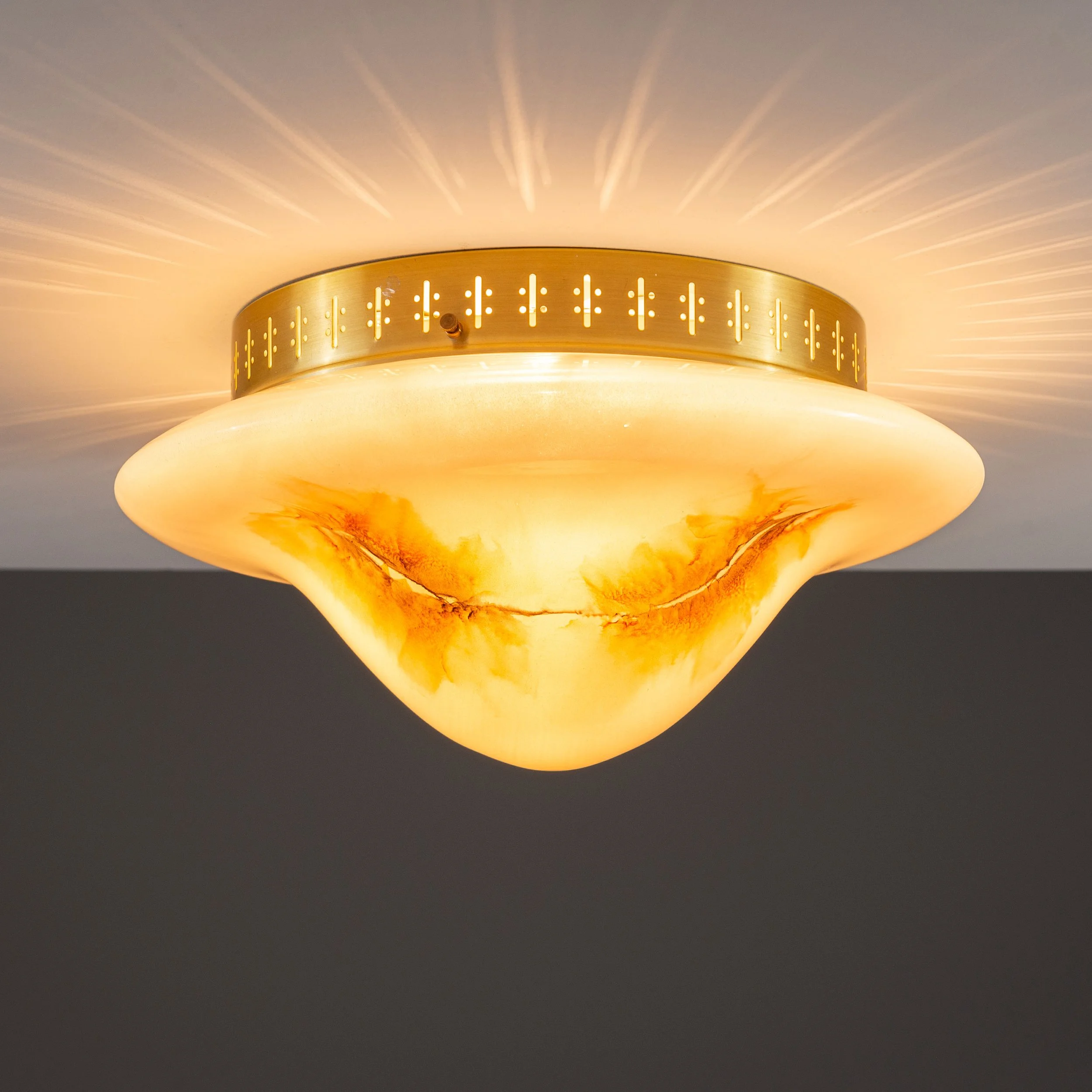 Rosdala Glasbruk ceiling lamp