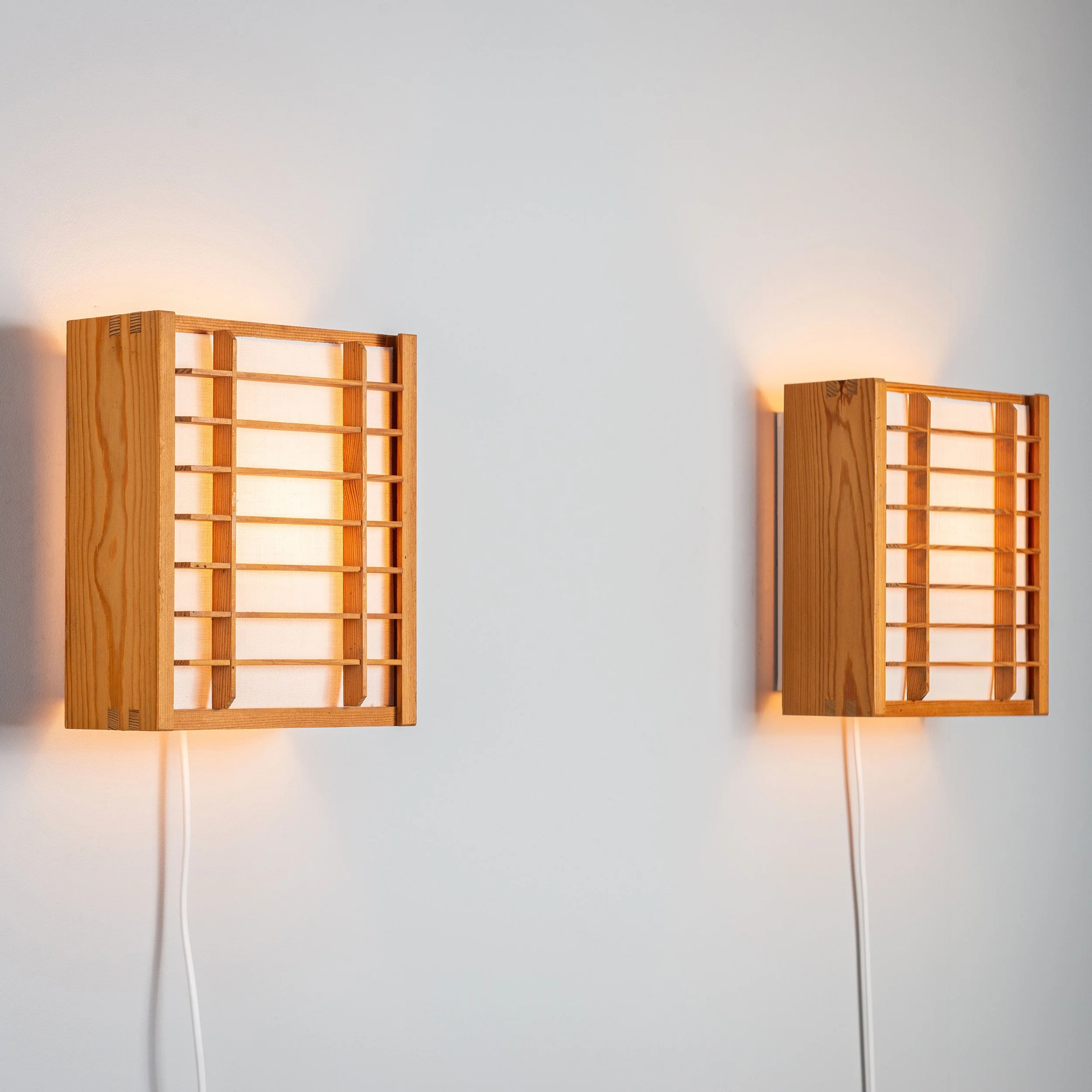 Pair of Swedish Alda wall lamps