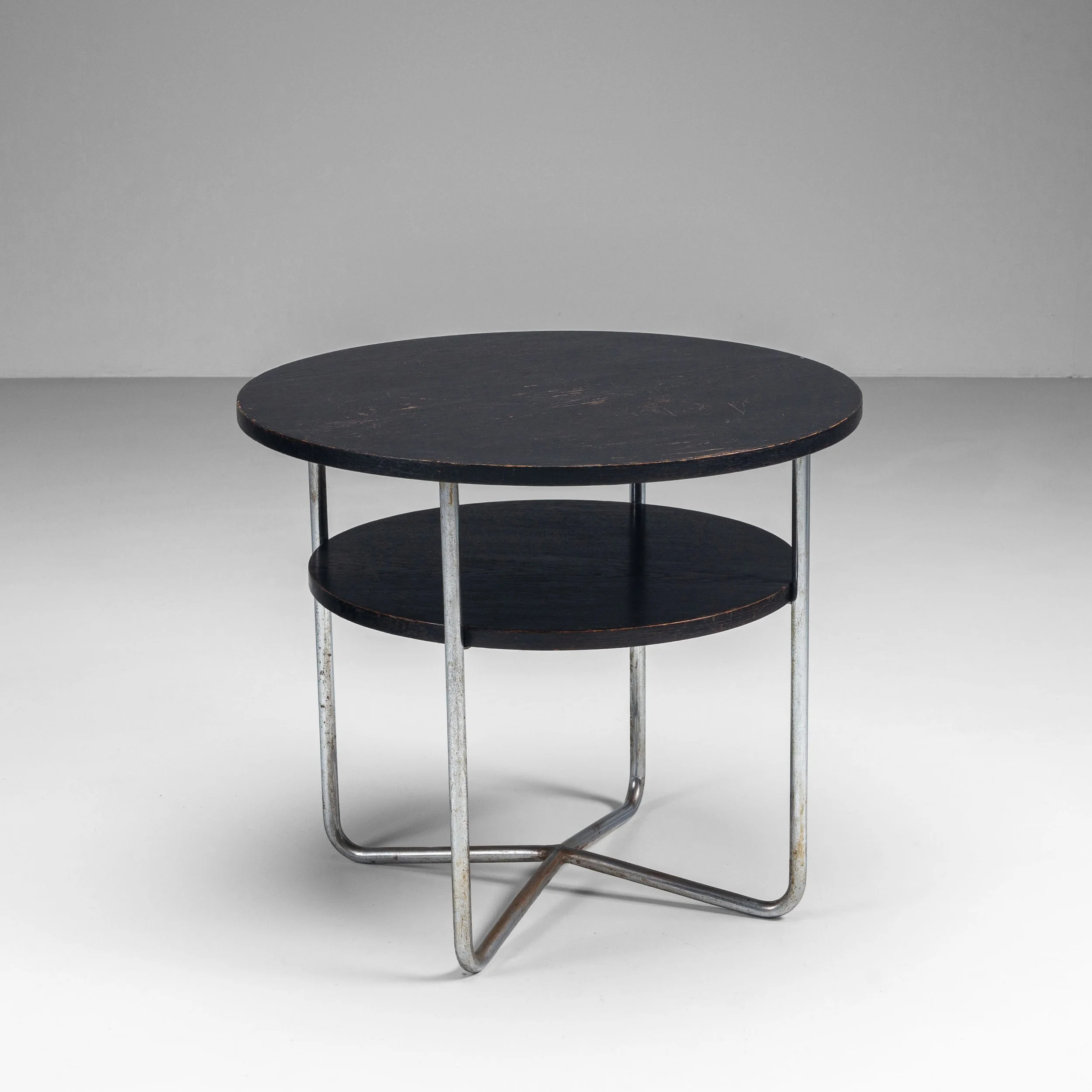 Thonet coffee table with tubular frame