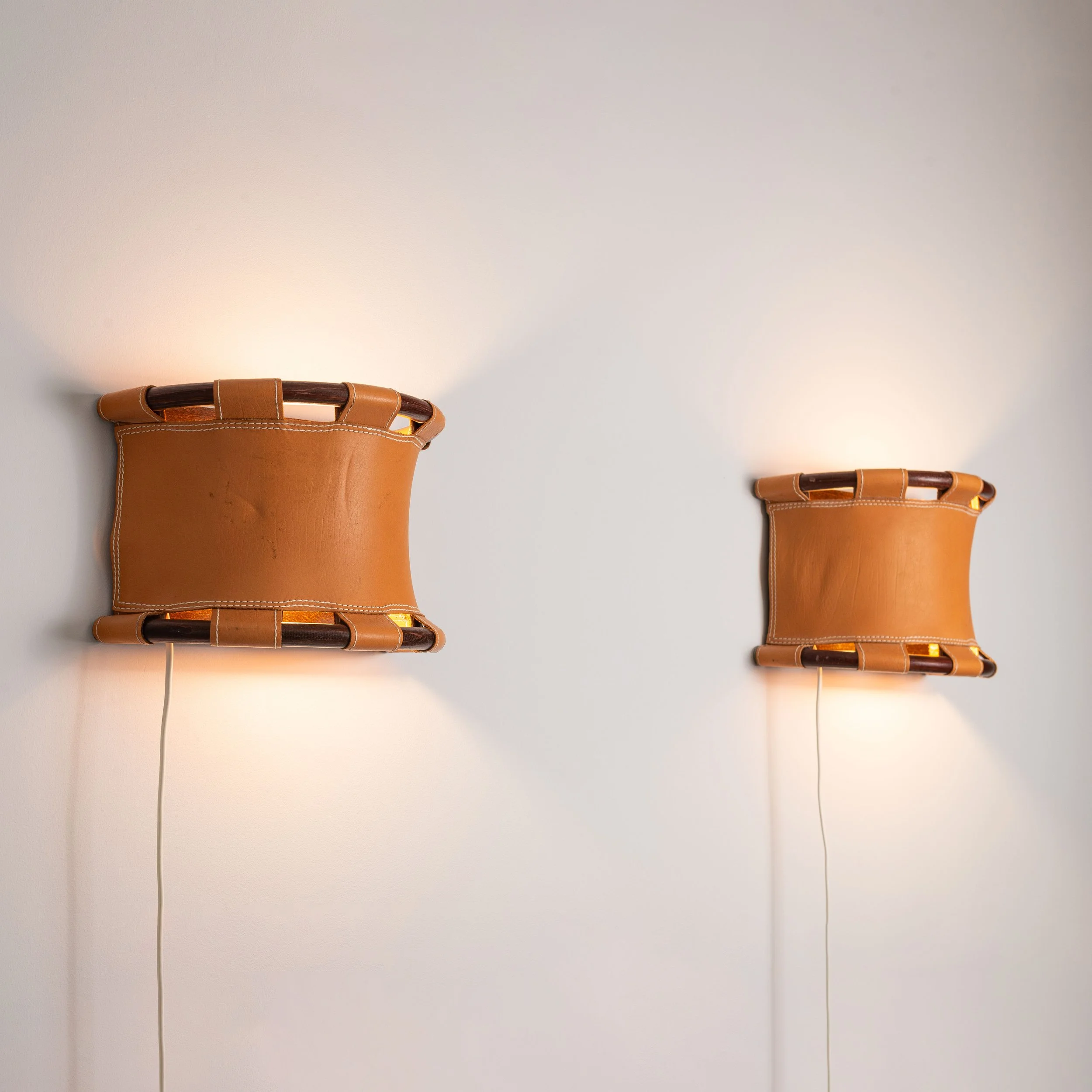 Anna Ehrner pair of wall lamps for Ateljé Lyktan