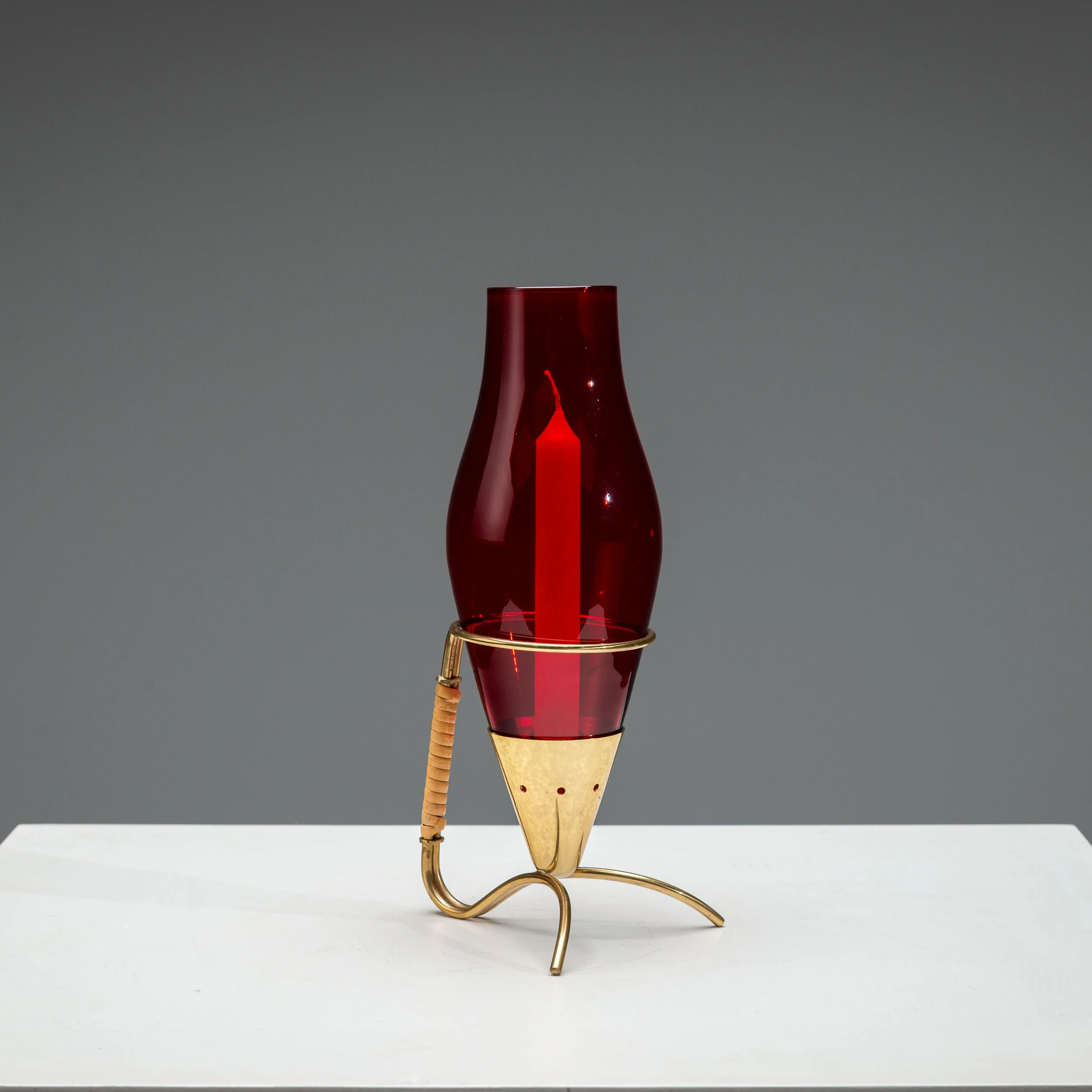 Gunnar Ander candleholder in brass