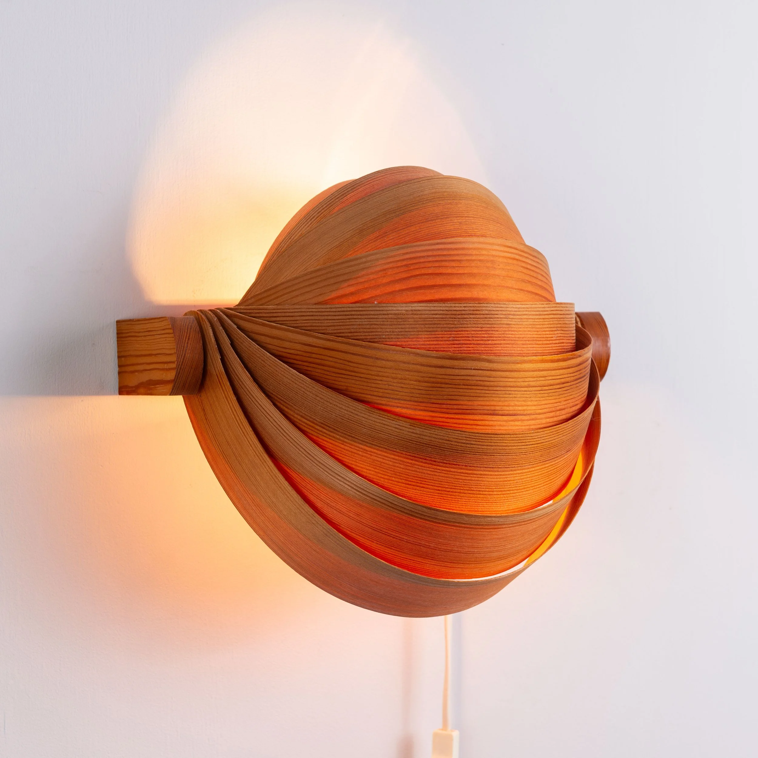 Set of seven visor wall lamps by Translandia Denmark, 1960s