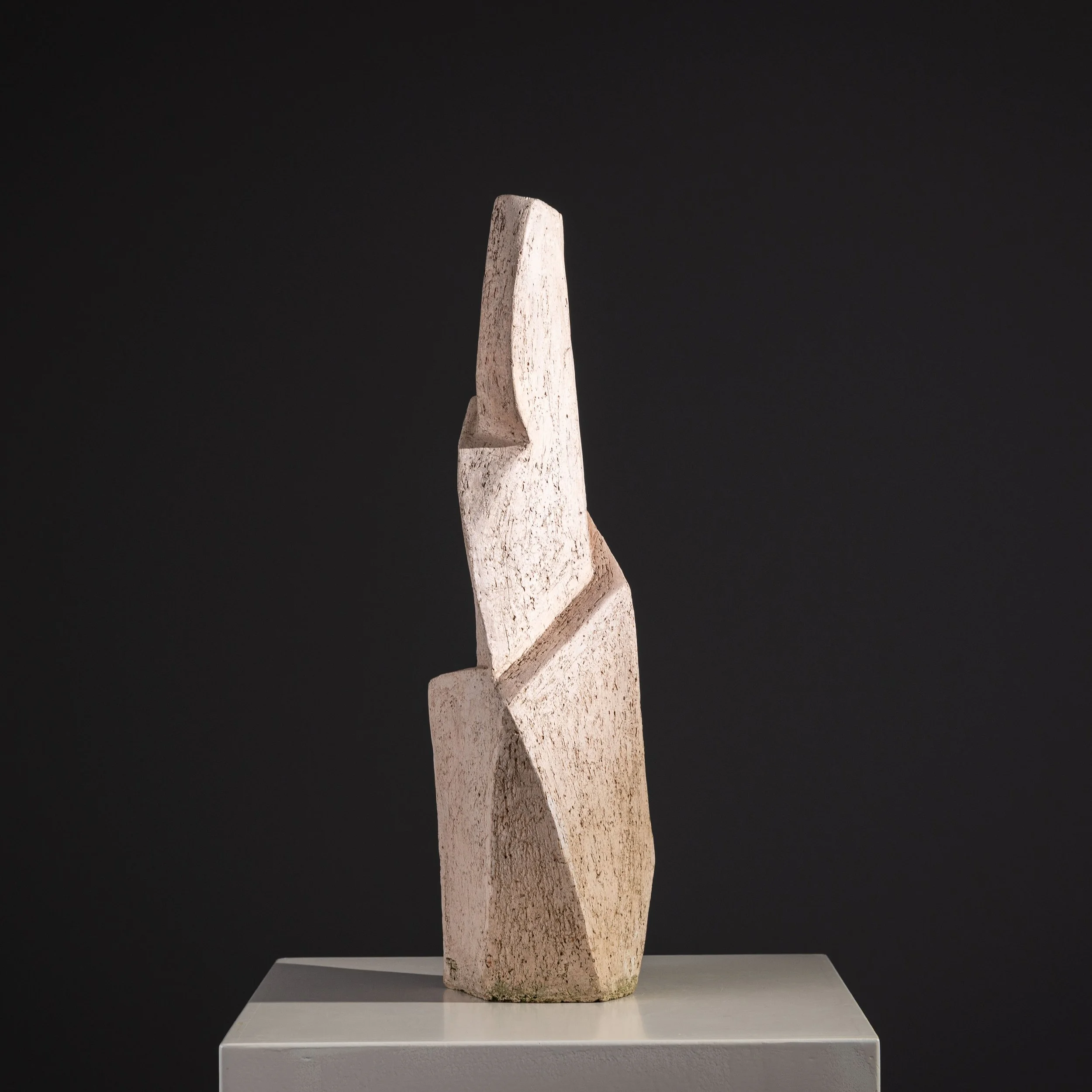 Large abstract monolithic sculpture