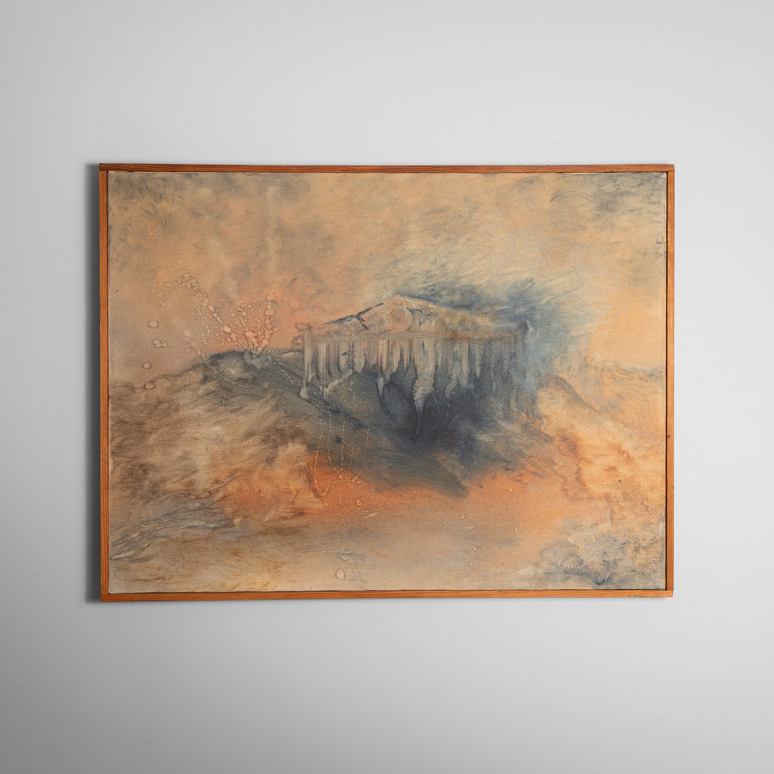 Abstract landscape painting S Martiny