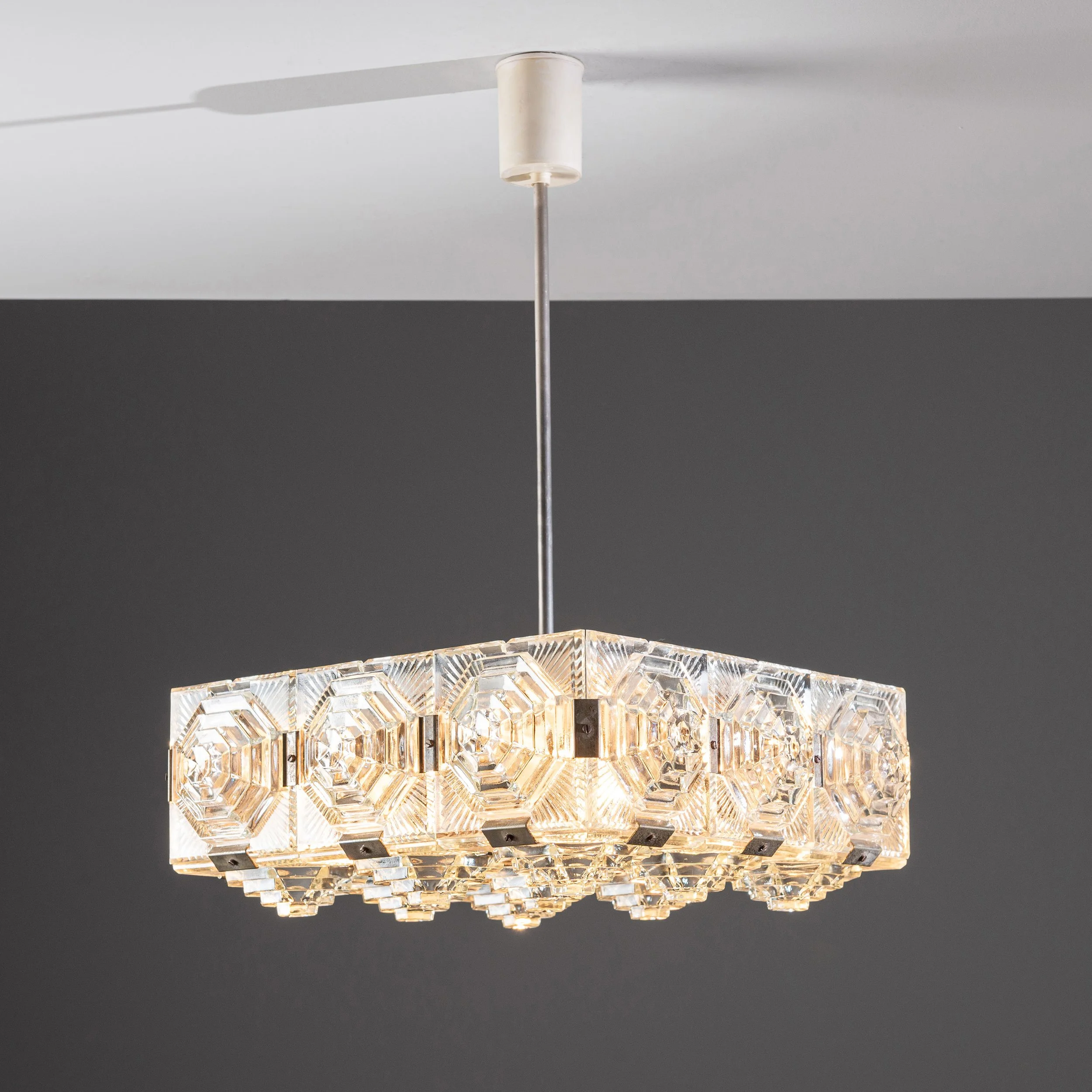Chandelier Jaroslav Bejvl for Kamenický Šenov