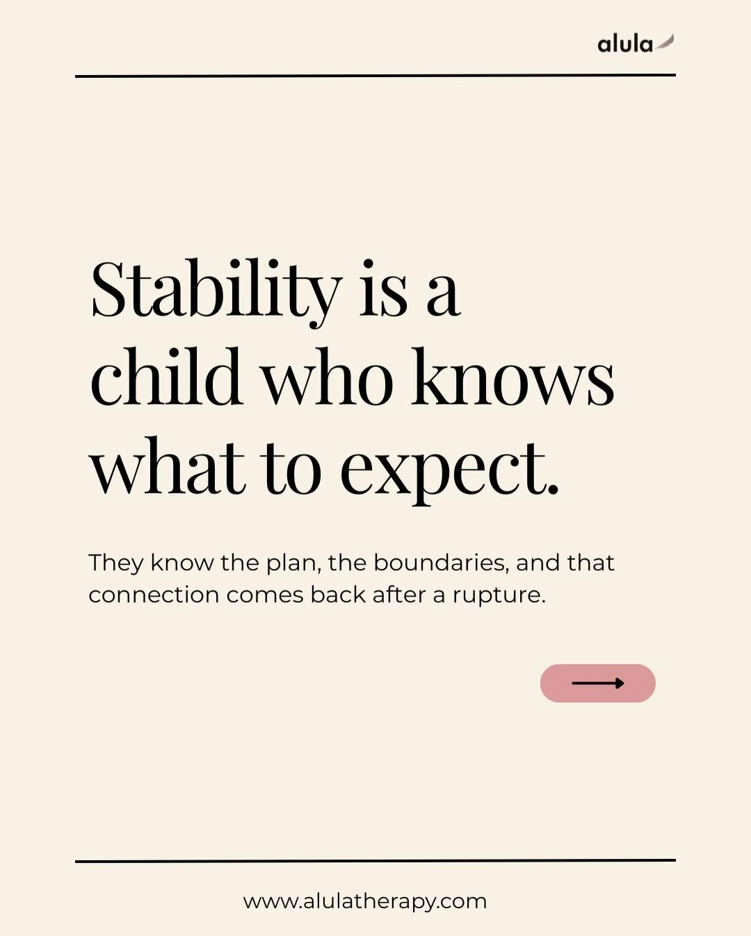 A stable environment has 3 things:
✨ Predictability: they can guess what&rsquo;s next
✨ Consistency: same boundaries, same calm tone
✨ Repair: even after a hard moment, connection comes back

Try the 3 C&rsquo;s check today:
Can they predict what&rsq