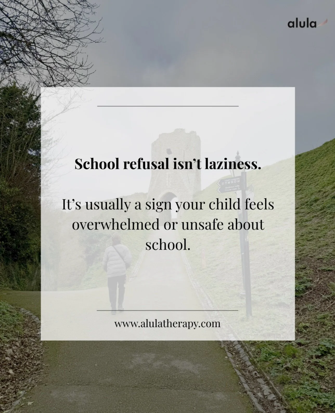 If school refusal has taken over your mornings, you&rsquo;re not alone. We see how quickly it can become a cycle of overwhelm for both your child and for you. 

School avoidance is often a sign that something about school currently feels too big (anx