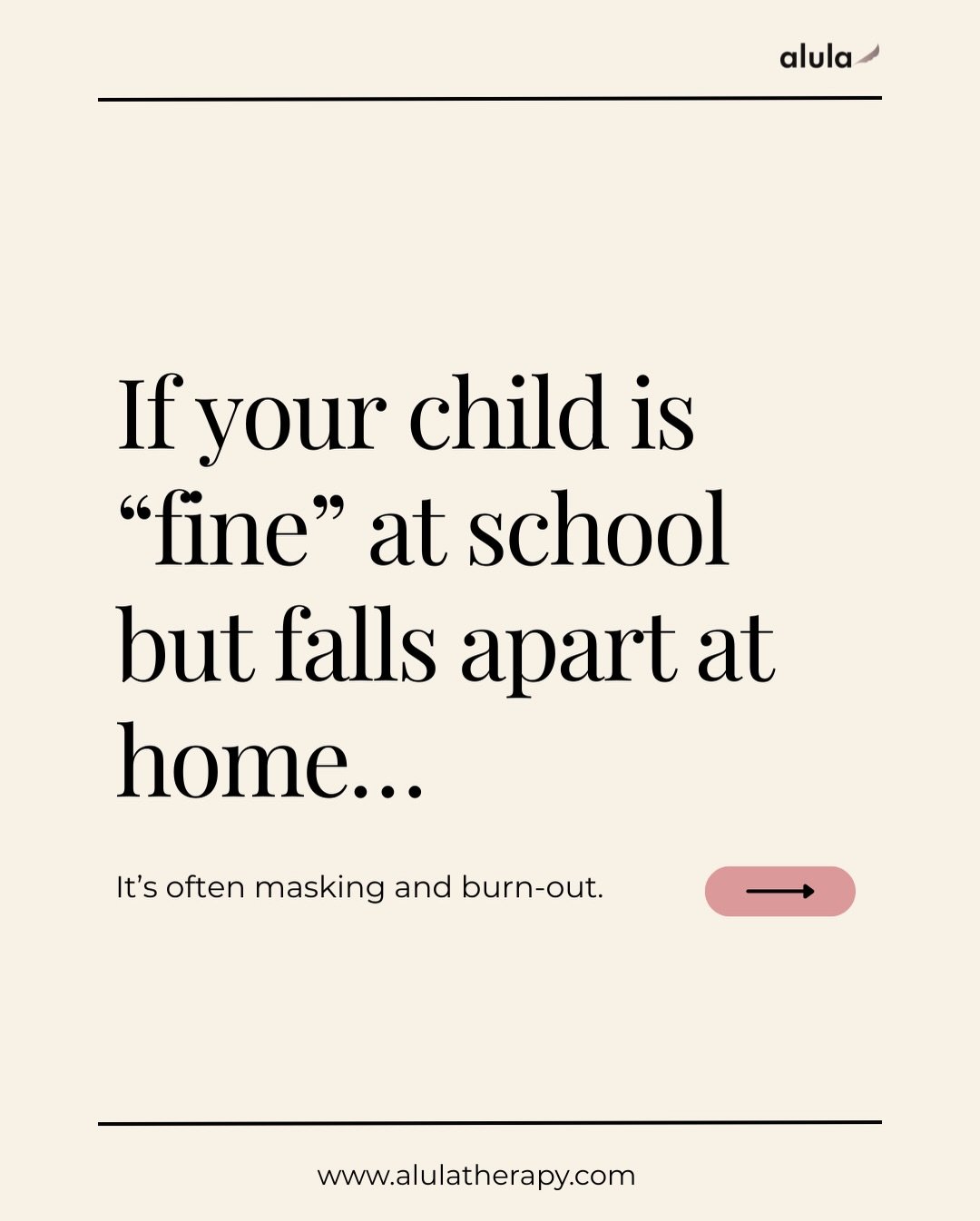Sometimes parents tell us:
&ldquo;They&rsquo;re fine at school&hellip; but everything falls apart when they get home.&rdquo;

It can feel confusing but often this pattern has a deeper explanation.

Many children spend the school day working incredibl