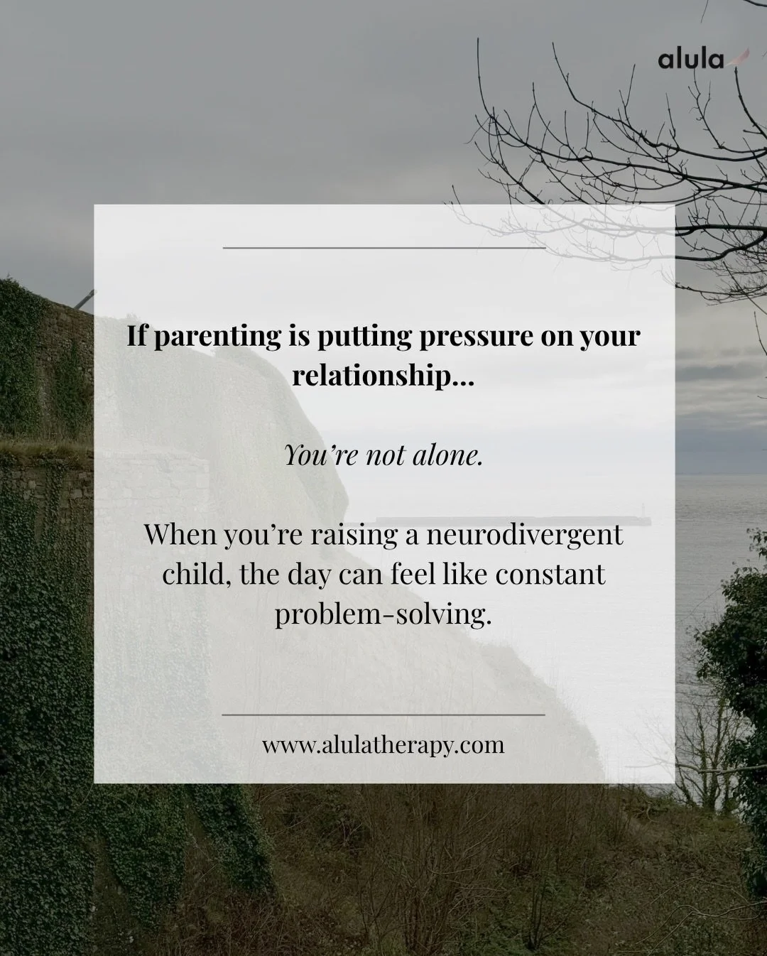 When you&rsquo;re raising a neurodivergent child, it can sometimes feel like your whole relationship gets taken over by routines, regulation, appointments, advocacy, and trying to hold everything together.

Many couples stop feeling like partners and