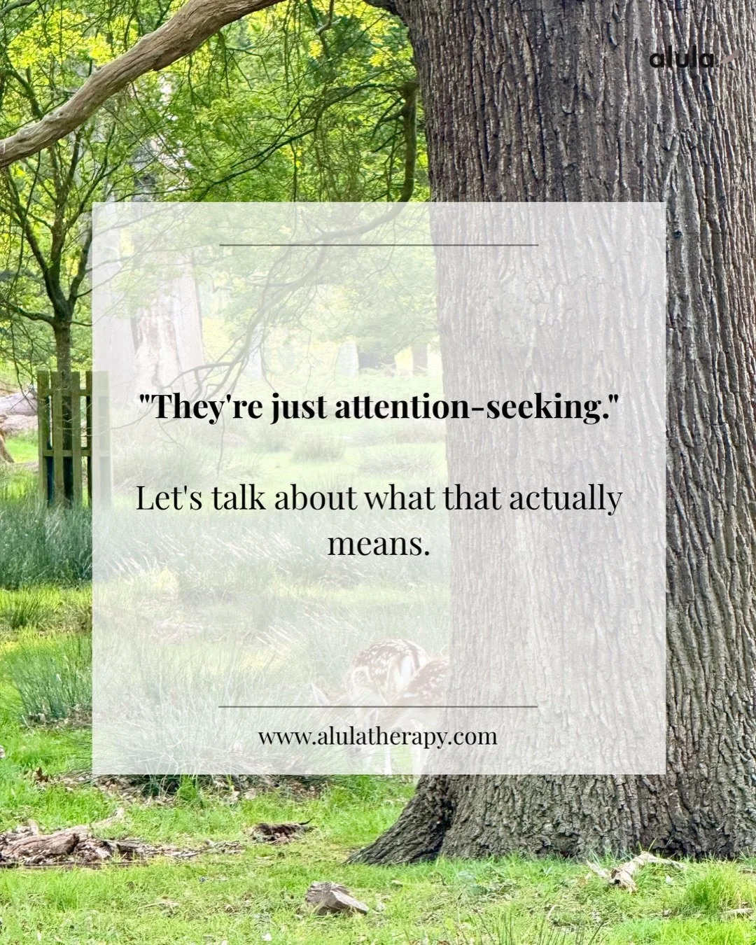 &ldquo;They&rsquo;re just attention-seeking.&rdquo;

But often, attention-seeking is connection-seeking.

When children feel overwhelmed, unseen, or unsafe, their behaviour can become louder because their need feels bigger than their words.

This doe