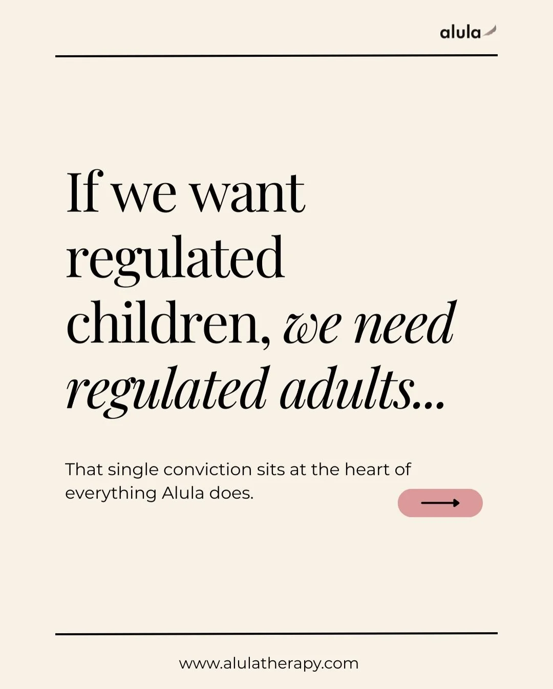 The adults around a child aren&rsquo;t the backdrop to the intervention.

They are the intervention.

Children live their emotional lives at 7am, at the dinner table, in the corridor at school, at 2am in a care home. Not in a consulting room once a w