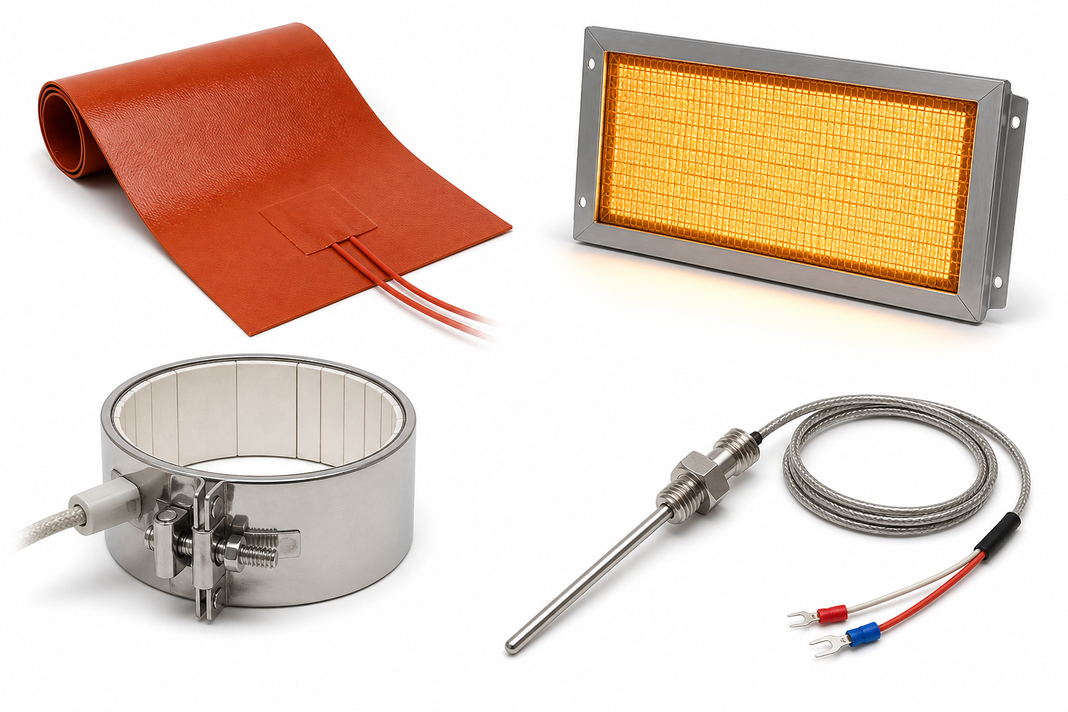 Entherm heating, sensing, and control products