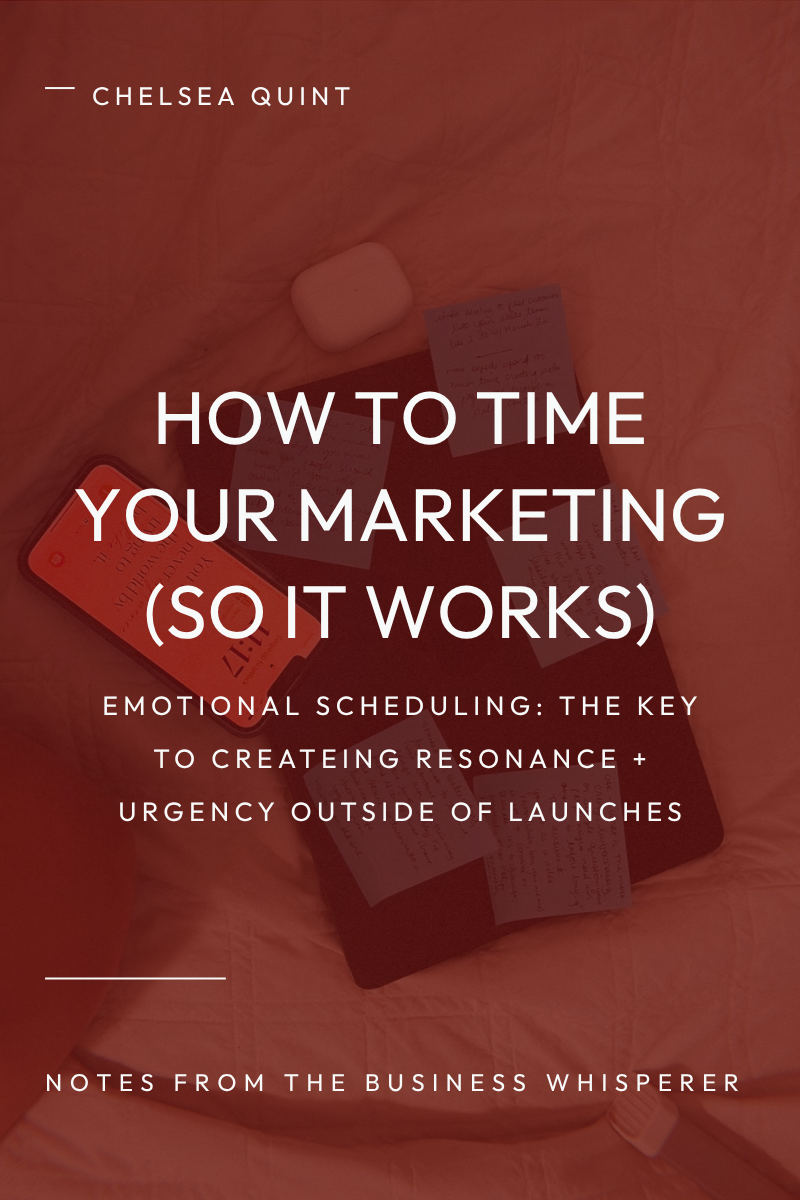 How to Time Your Marketing So It Actually Works