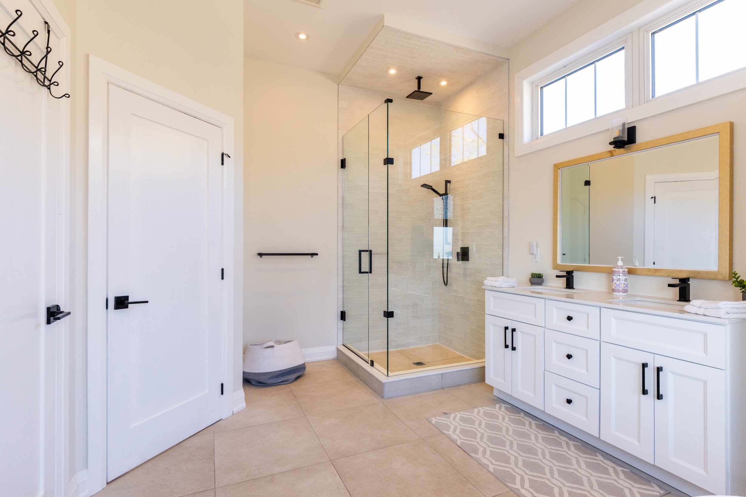 Spacious Glass Shower