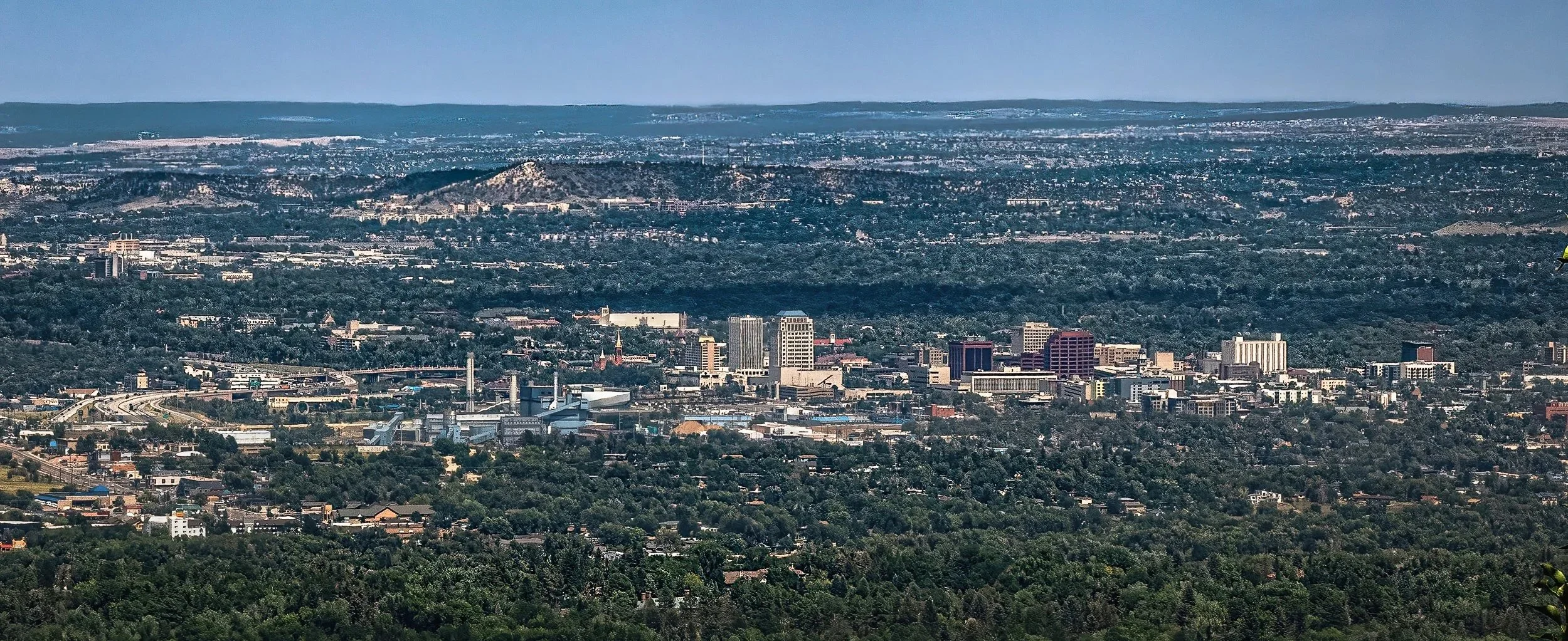 Colorado Springs looking East