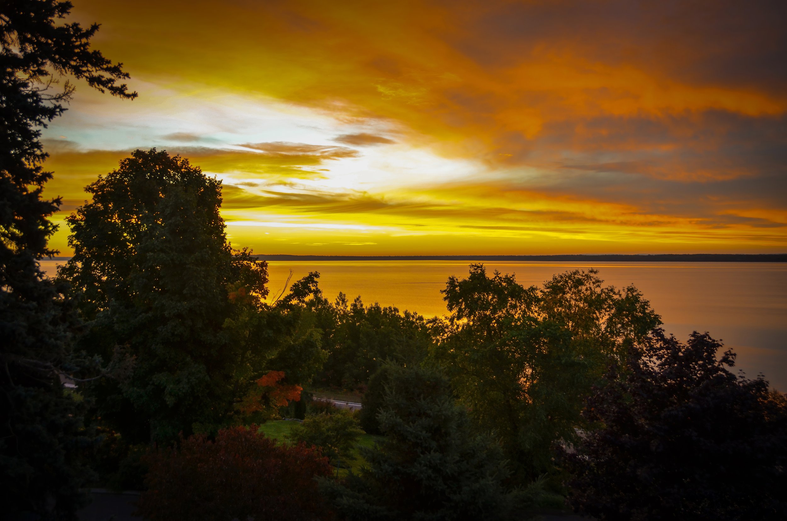 Sunrise over Lake Superior, Bayfield WI