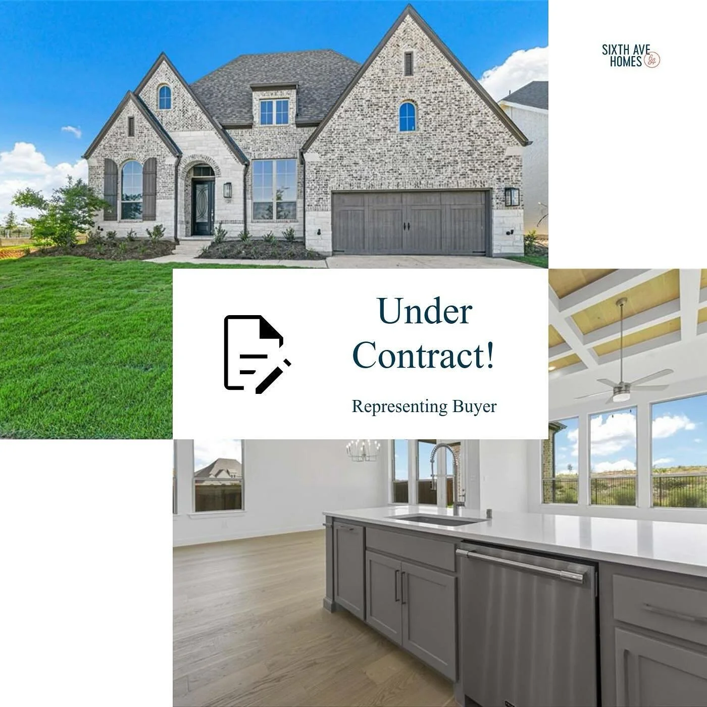 Pending!

Congrats to my buyers on getting under contract on their new build from Highland Homes! Your style is unmatched 🙌🏽. Let&rsquo;s get you to the closing table!🥂
&bull;
#AledoHomes #HighlandHome #6thAveHomes #FortWorthRealtor #DfwRealEstate