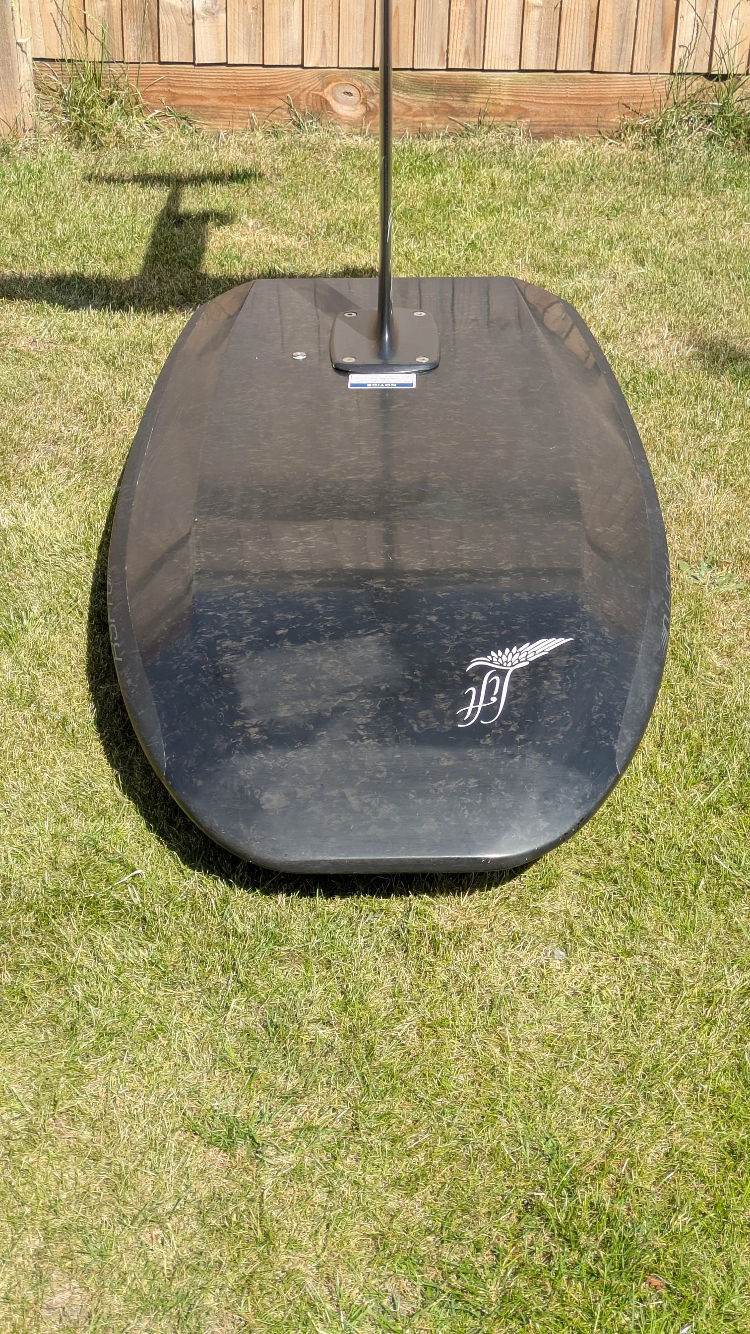 LIFT3 Carbon Black 4ft 2 Pro efoil bottom view