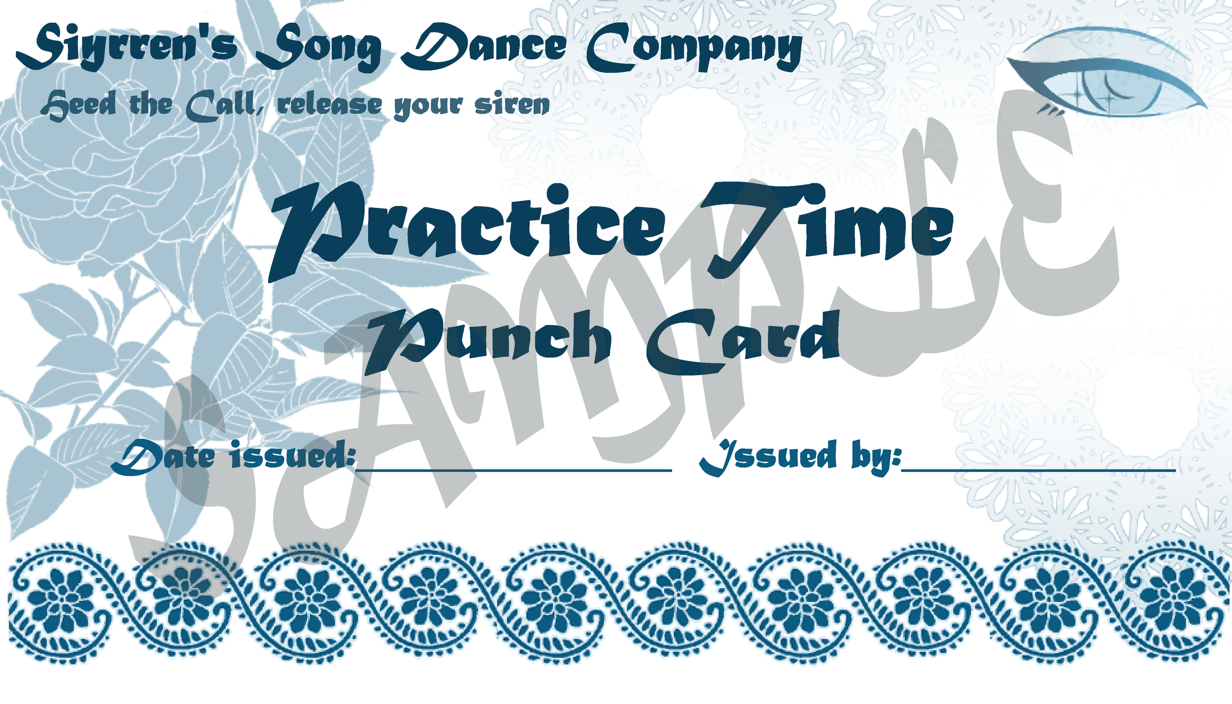 Digital Practice Punch Card
