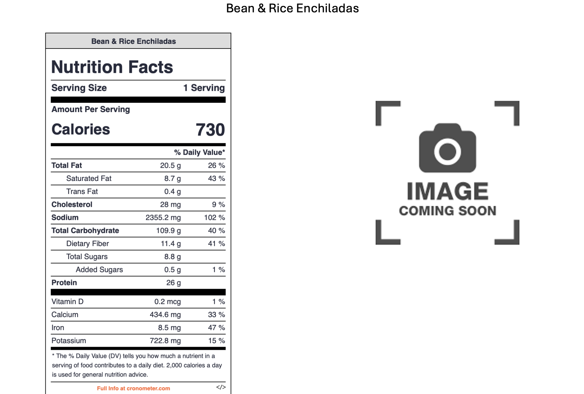Placeholder image with a camera icon and the words 'IMAGE COMING SOON' underneath, indicating an image that will be added later.