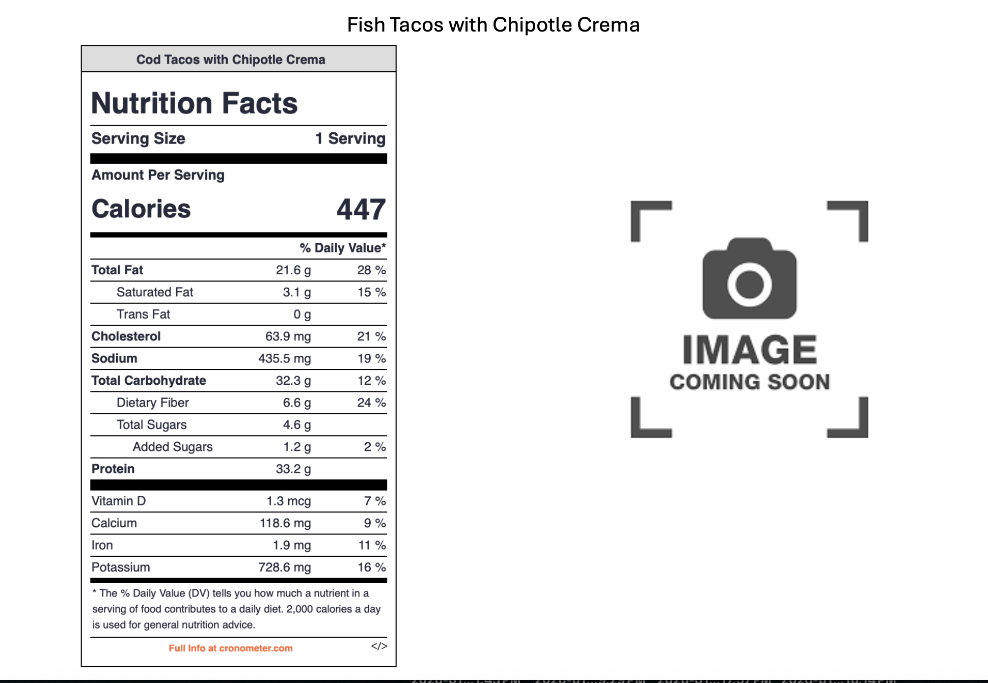 Placeholder image with the text 'Image Coming Soon' and a camera icon.