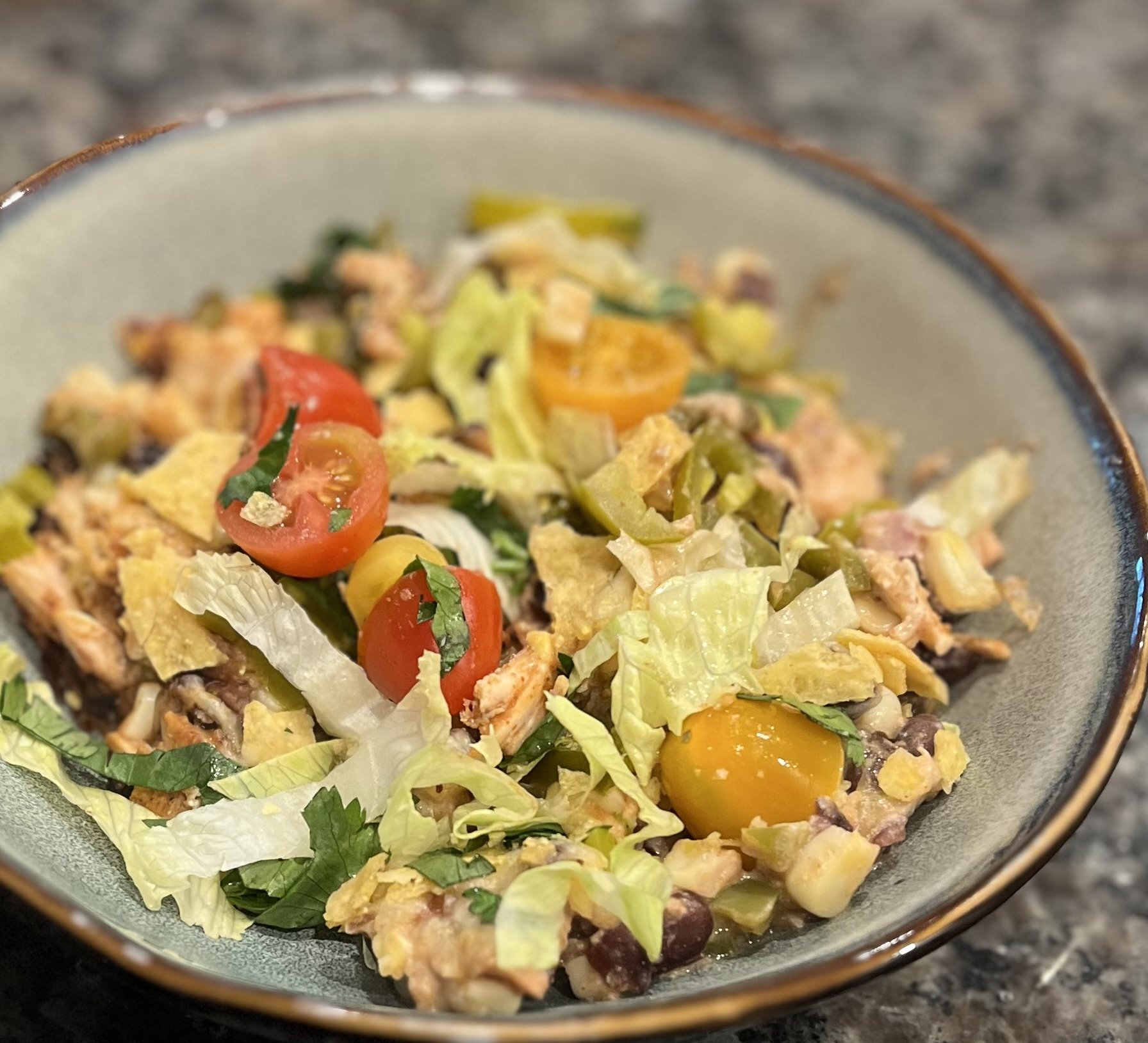 Chicken Taco Casserole