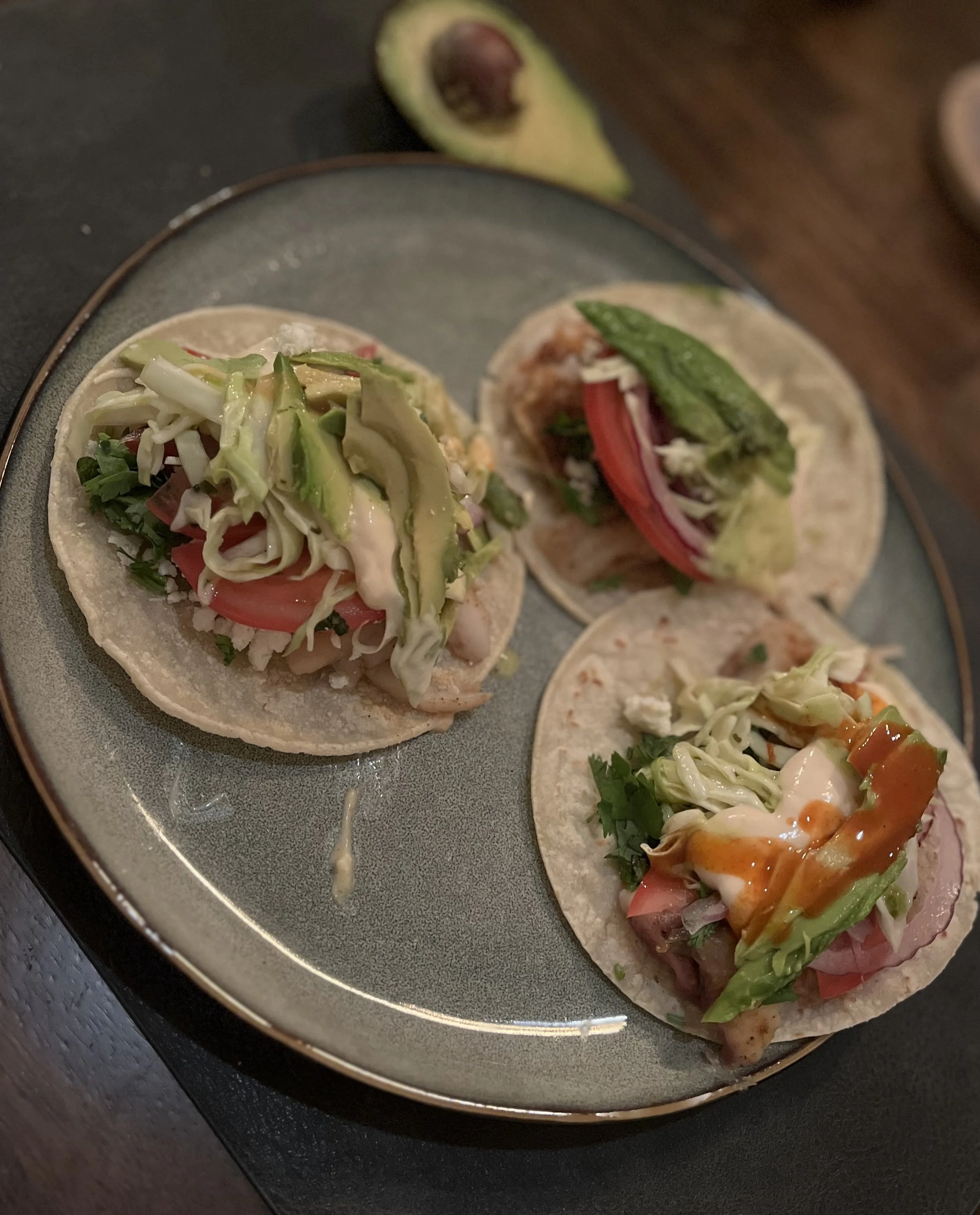 Fish Tacos with Chipotle Crema