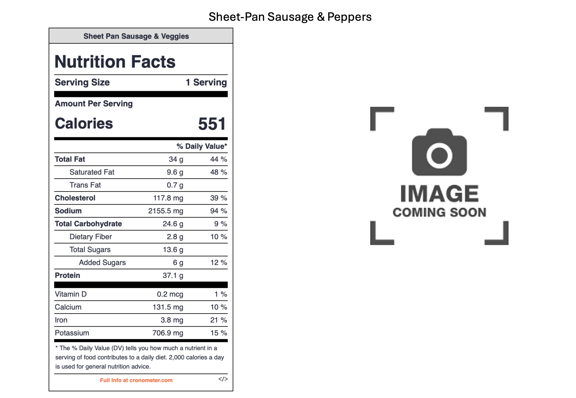 Placeholder image with text 'IMAGE COMING SOON' and a camera icon above it.